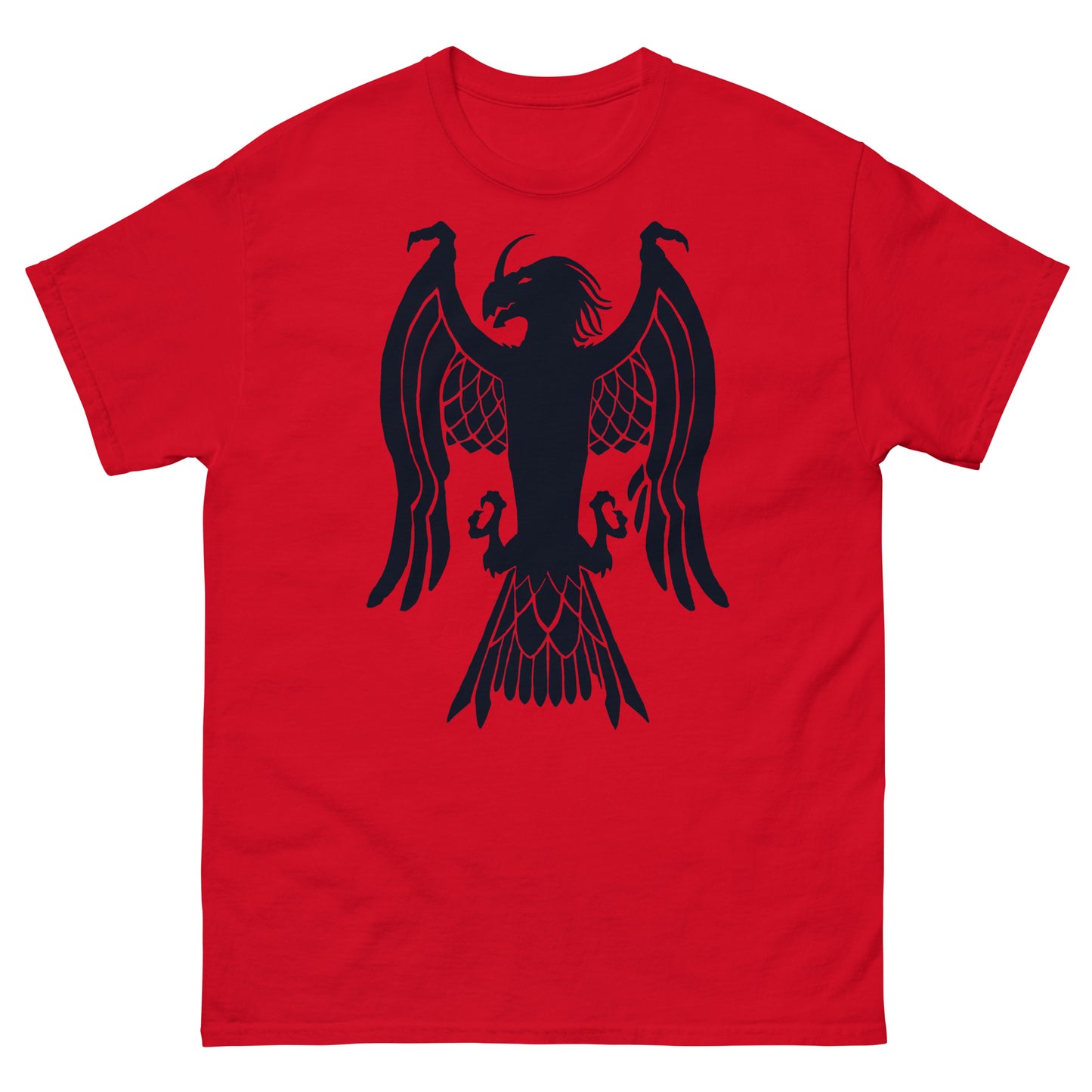 Men’s Classic Tee “Dragon Hawk” Crest Front/Adventurers Back
