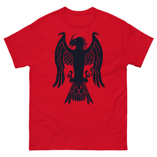 Men’s Classic Tee “Dragon Hawk” Crest Front/Adventurers Back