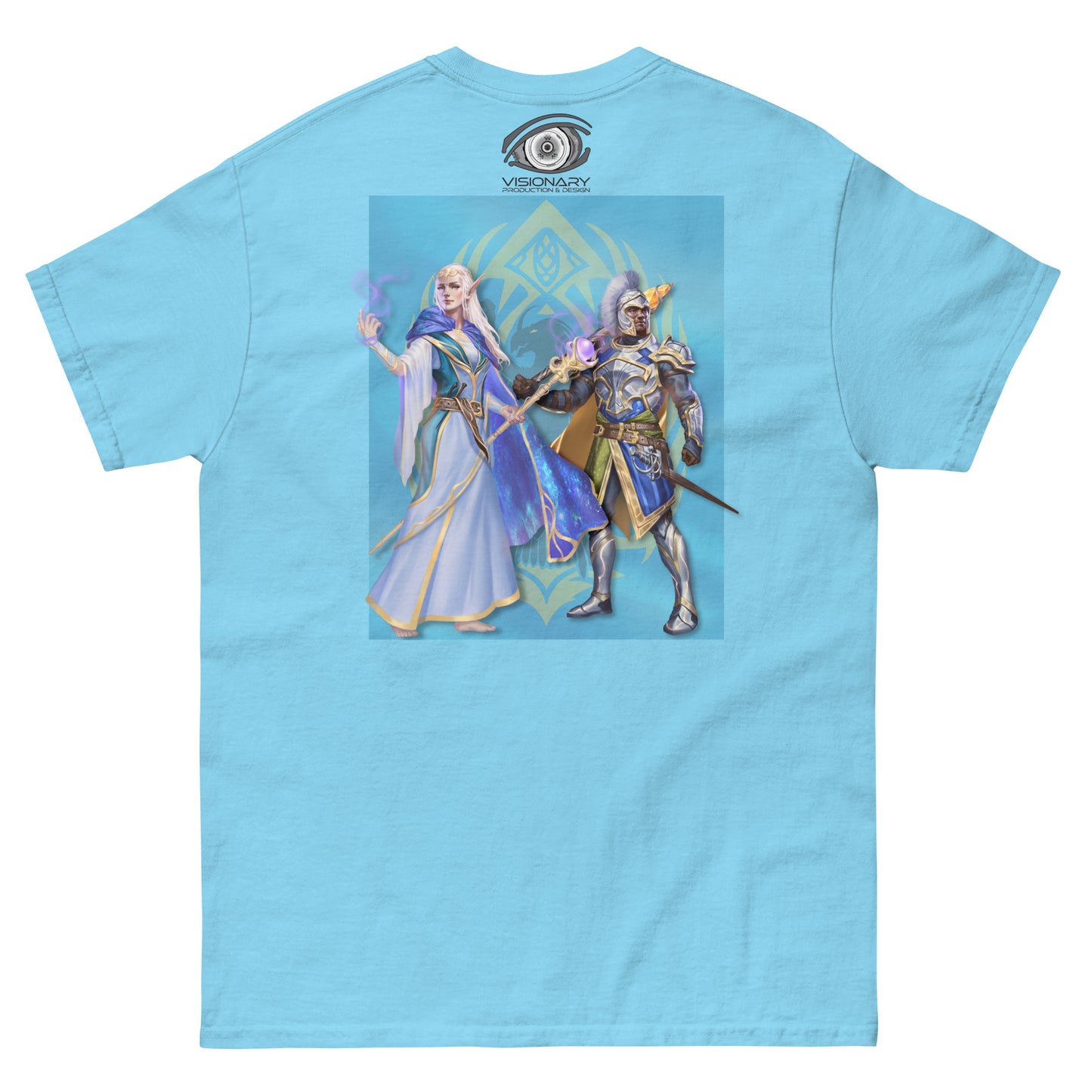 Men’s Classic Tee “Dragon Hawk” Crest Front/Adventurers Back