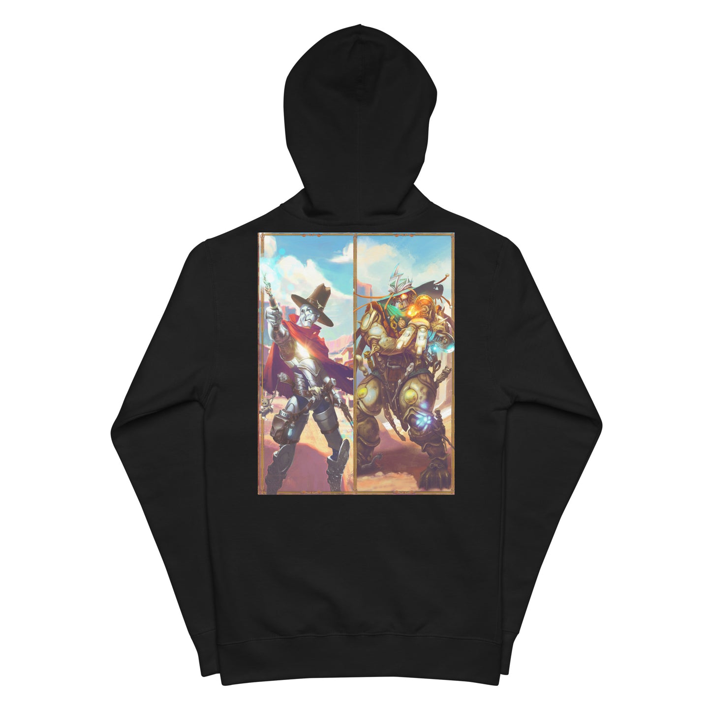 Unisex Fleece Zip Up Hoodie "Wand Forged"