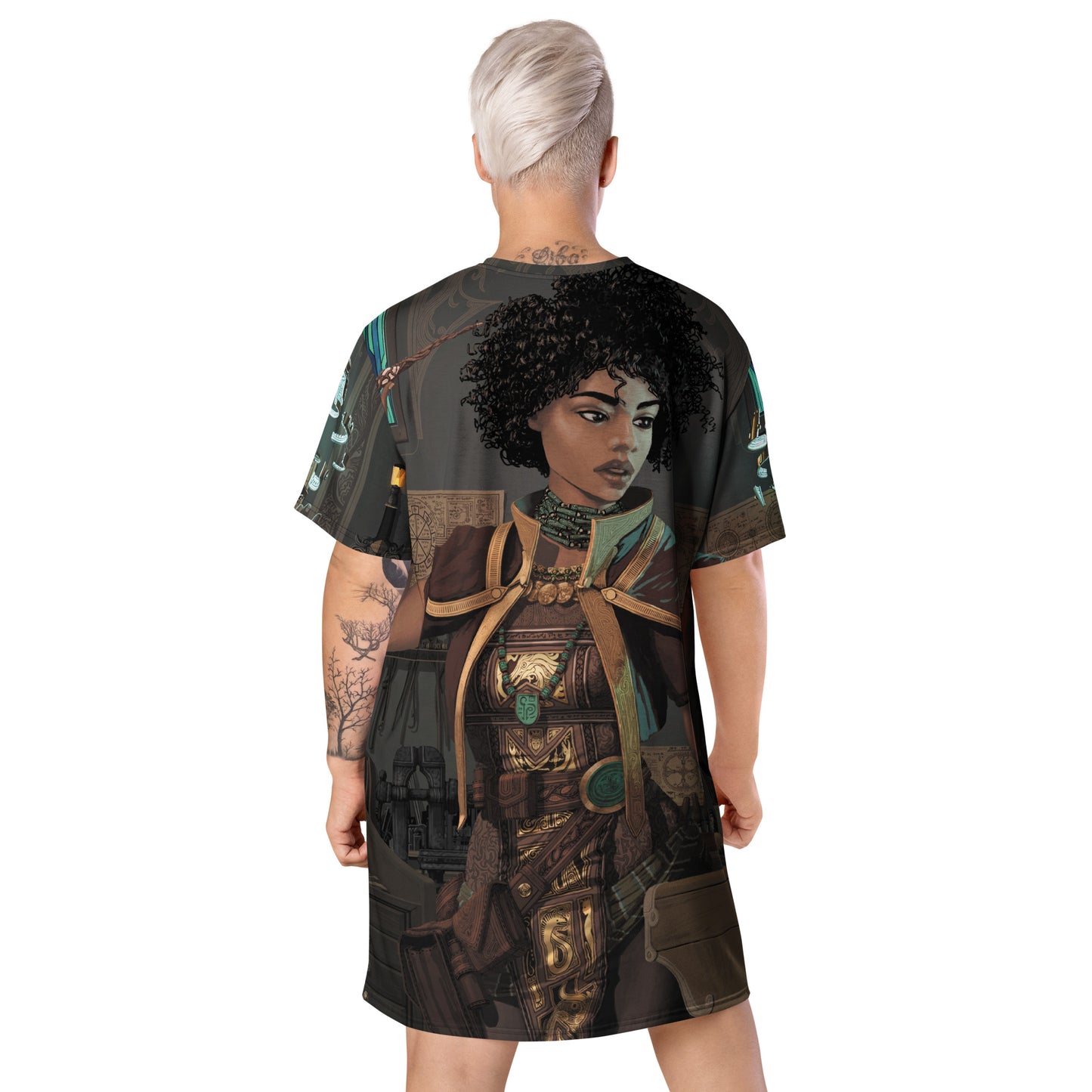 T-shirt dress "Artificer"