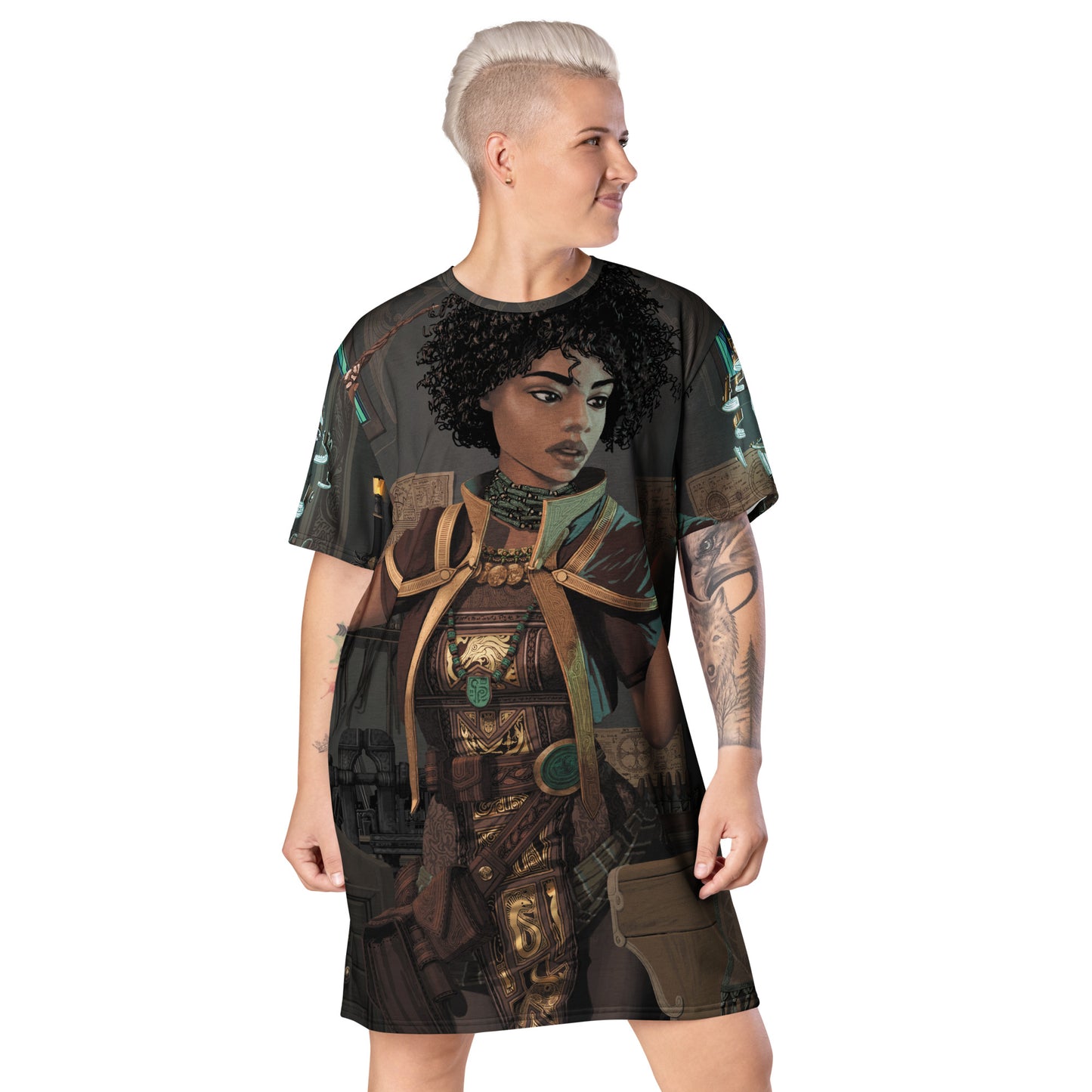 T-shirt dress "Artificer"