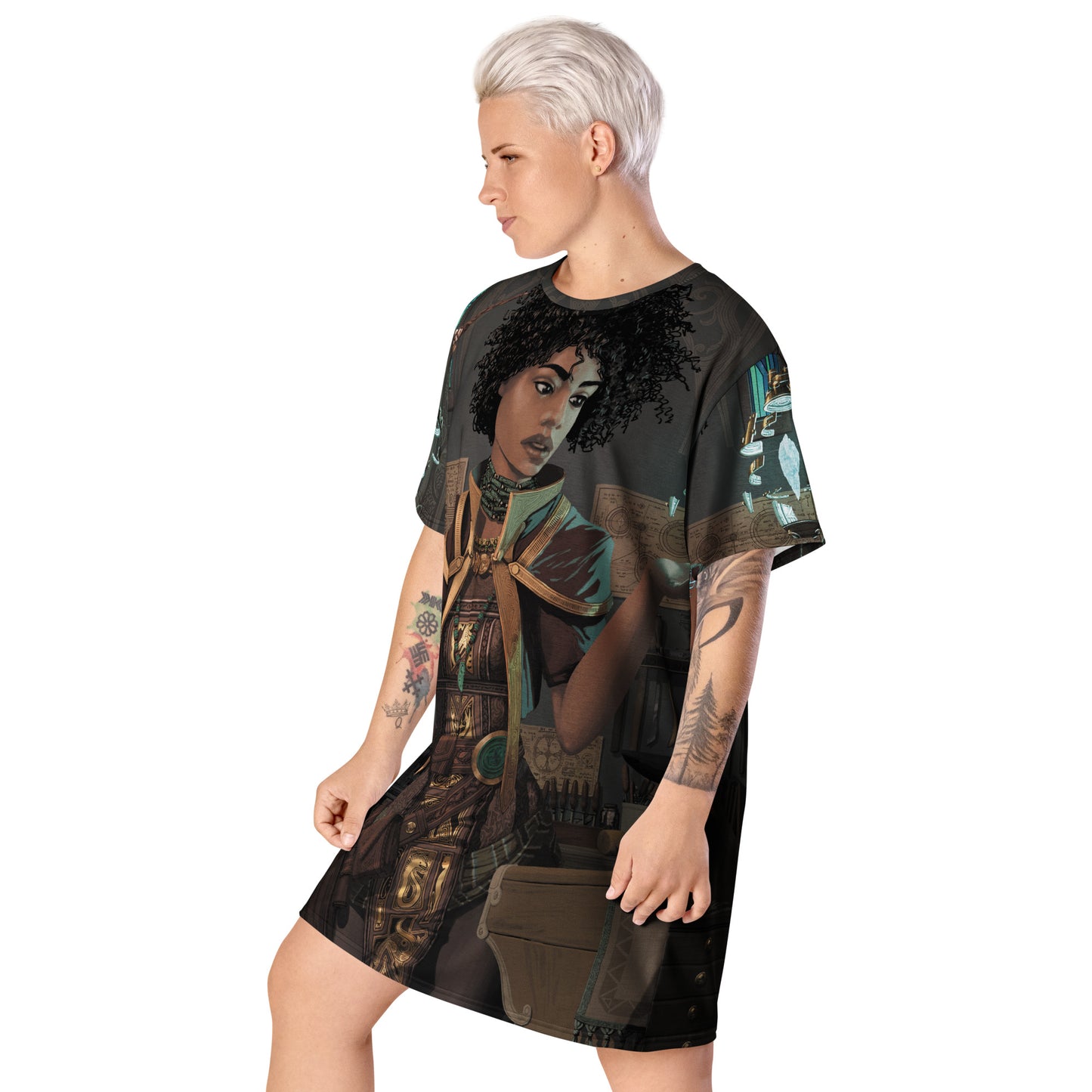 T-shirt dress "Artificer"