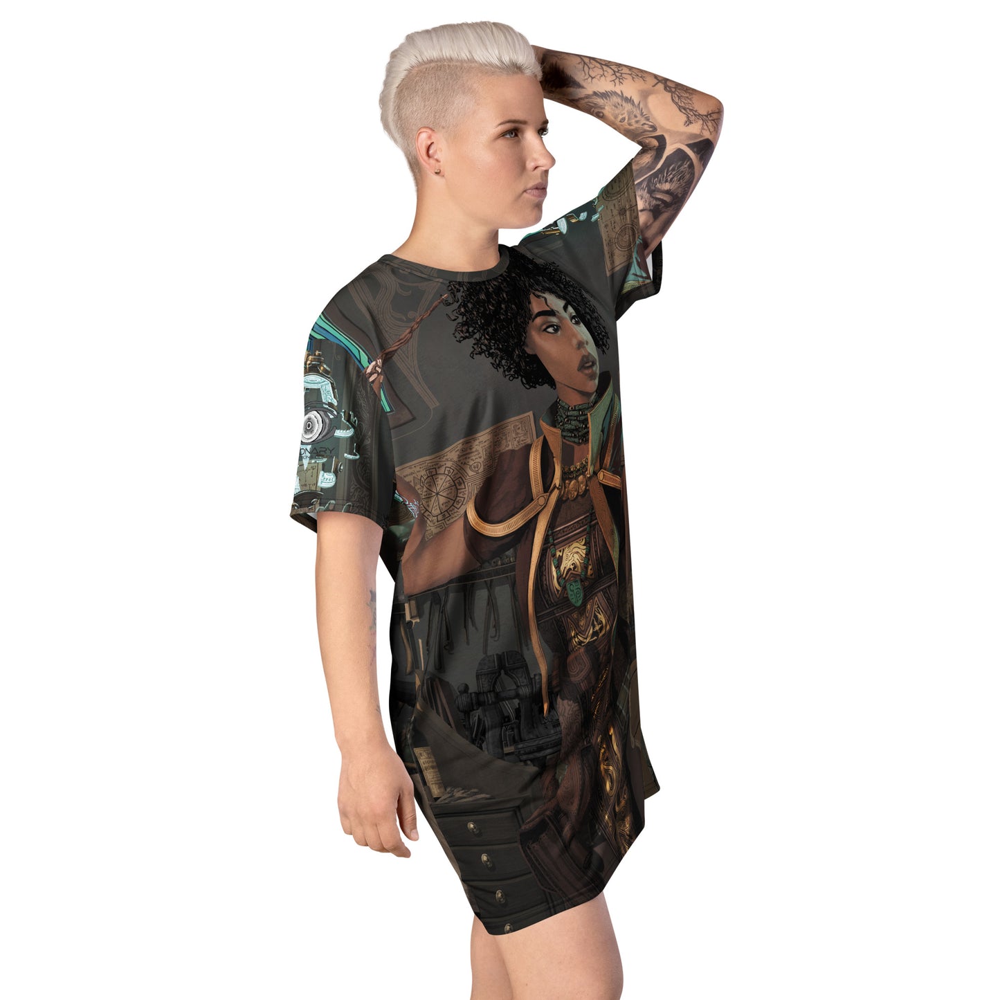 T-shirt dress "Artificer"