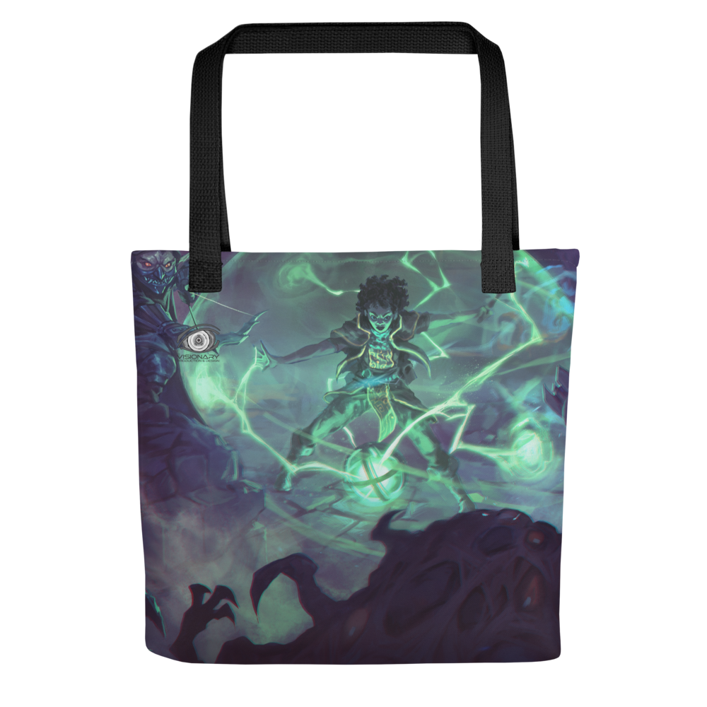 Tote Bag  "Exploring" - Front and Back Cover