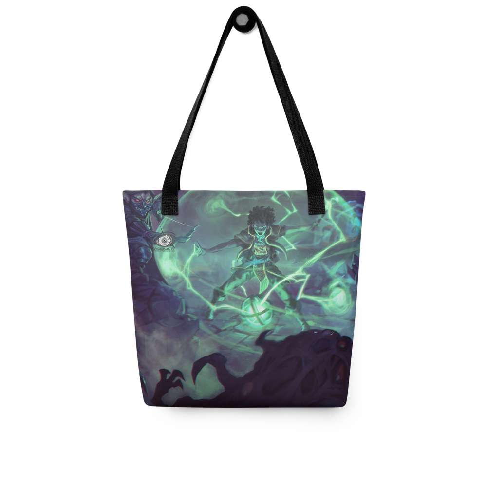 Tote Bag  "Exploring" - Front and Back Cover