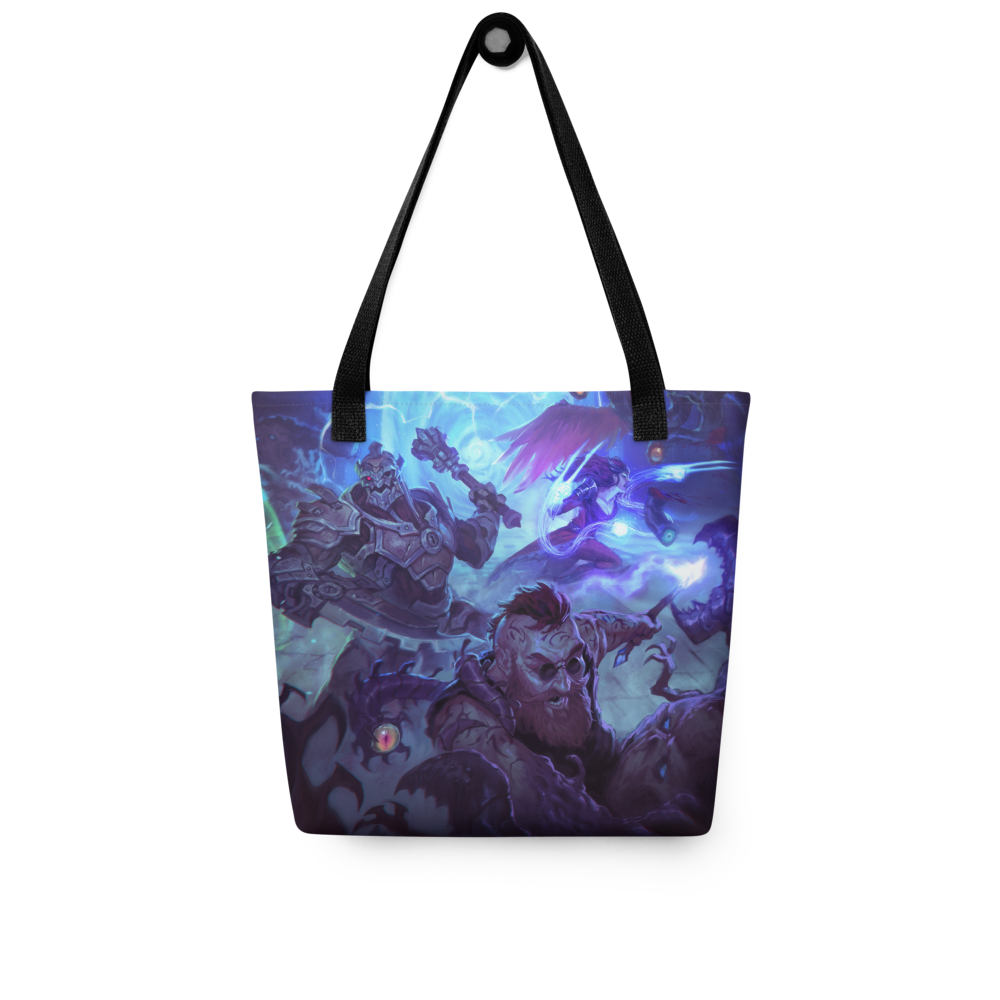 Tote Bag  "Exploring" - Front and Back Cover