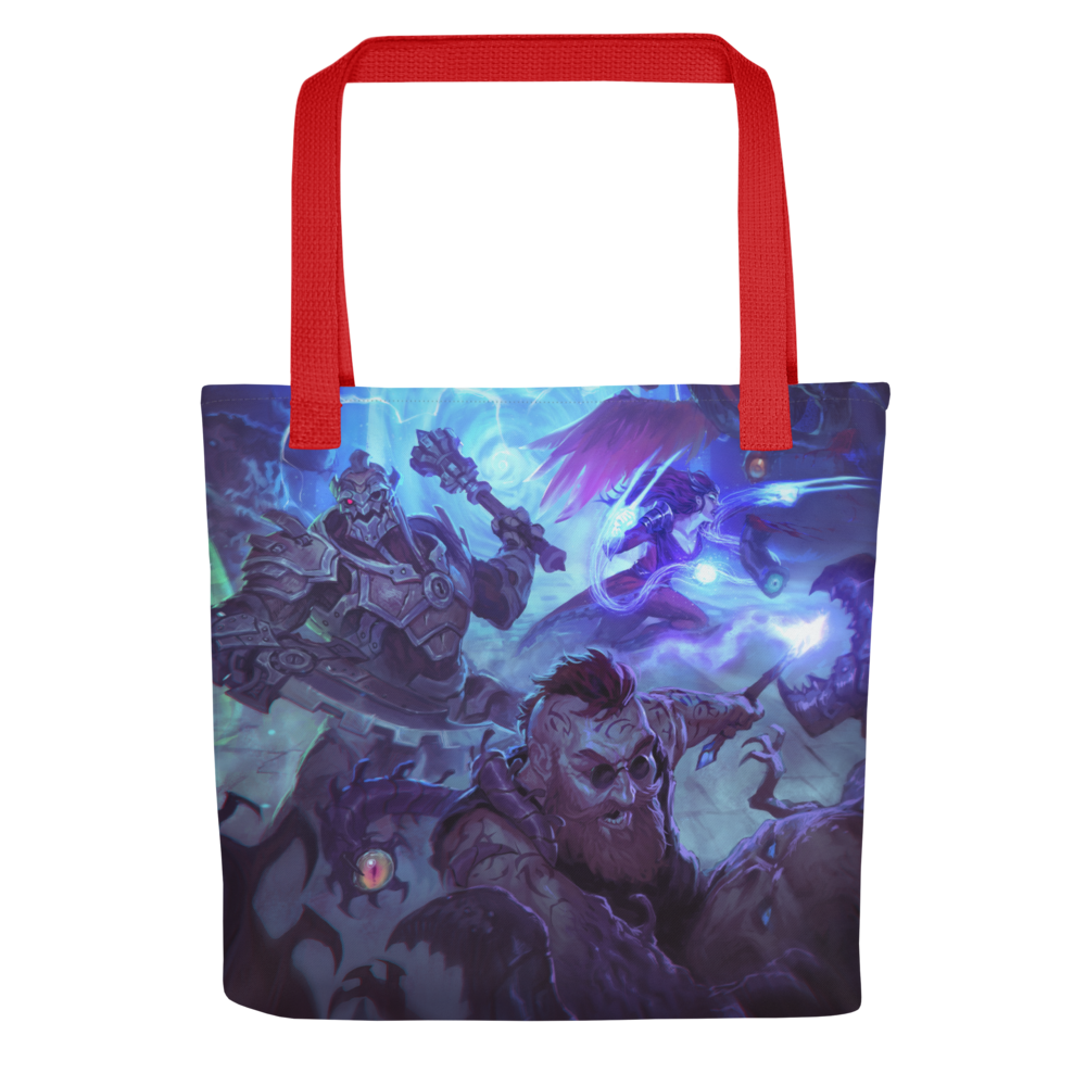 Tote Bag  "Exploring" - Front and Back Cover