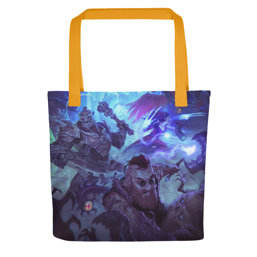 Tote Bag  "Exploring" - Front and Back Cover