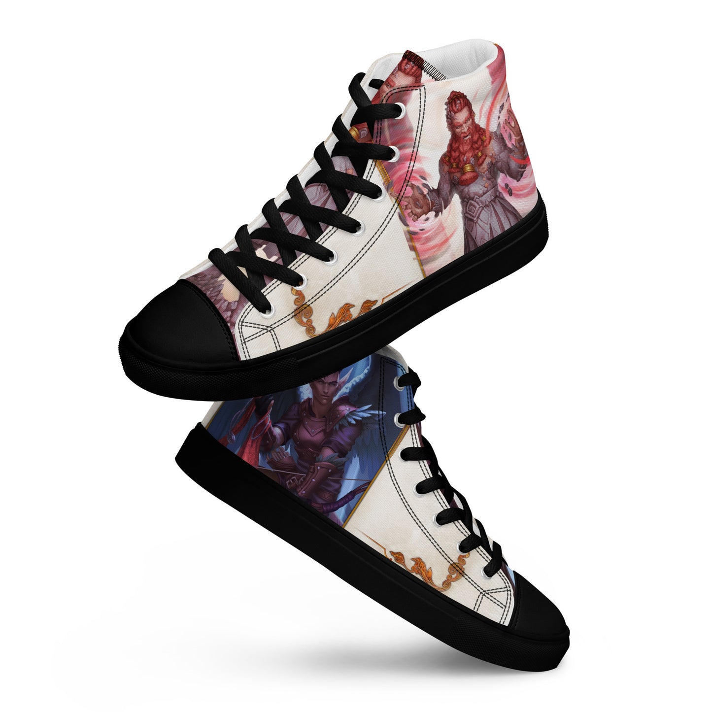 Men’s High Top Canvas Shoes “Harpy Warlock"