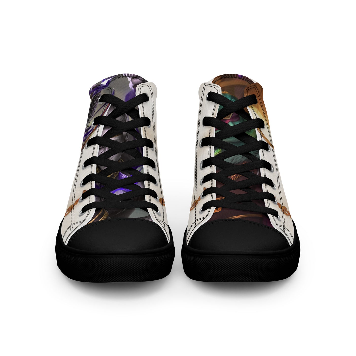 Men’s High Top Canvas Shoes “Stone Snakes"