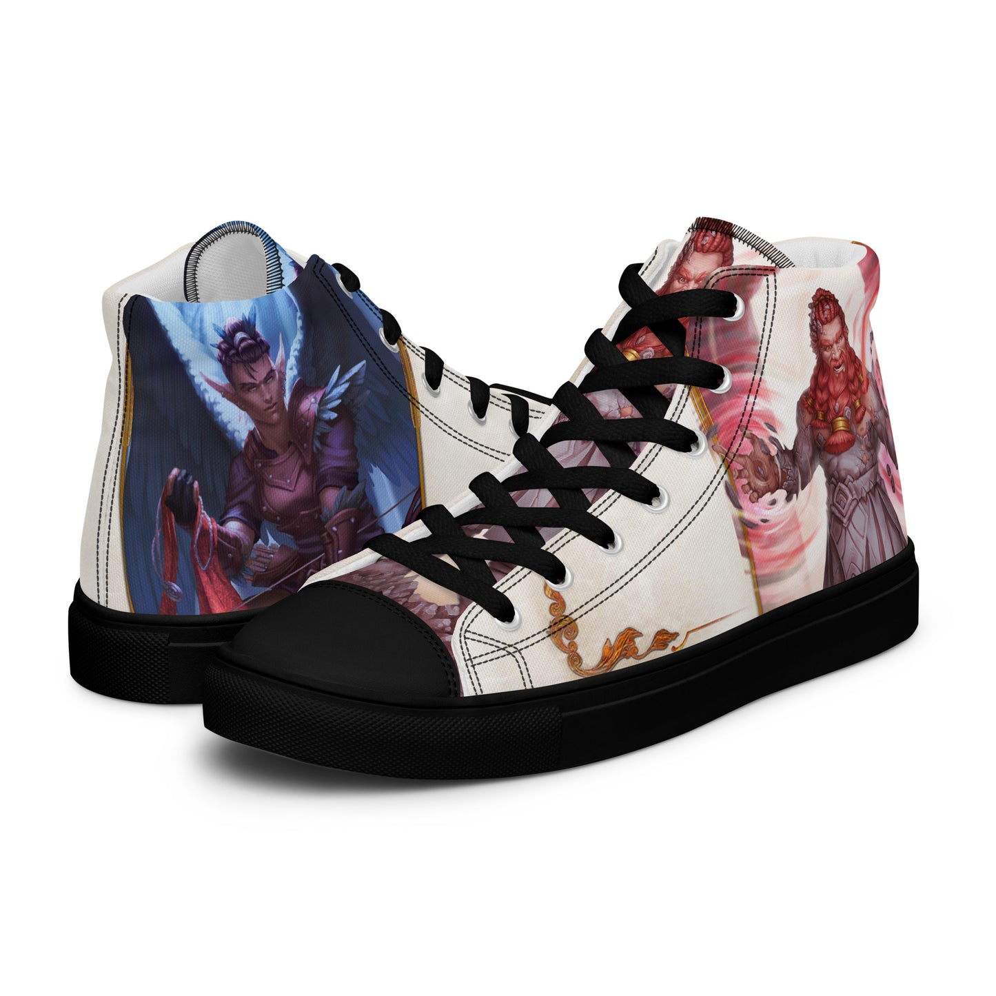 Men’s High Top Canvas Shoes “Harpy Warlock"