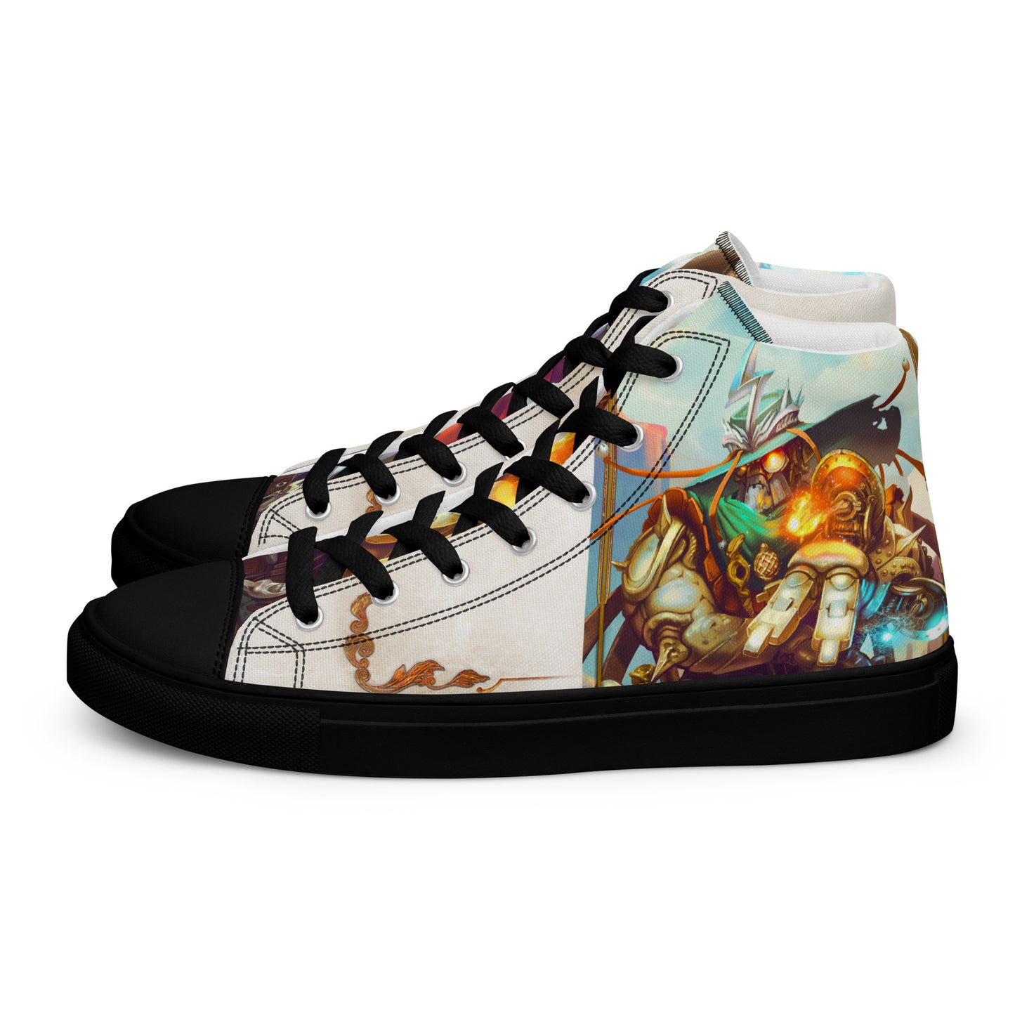 Men’s High Top Canvas Shoes “Wand Forged"