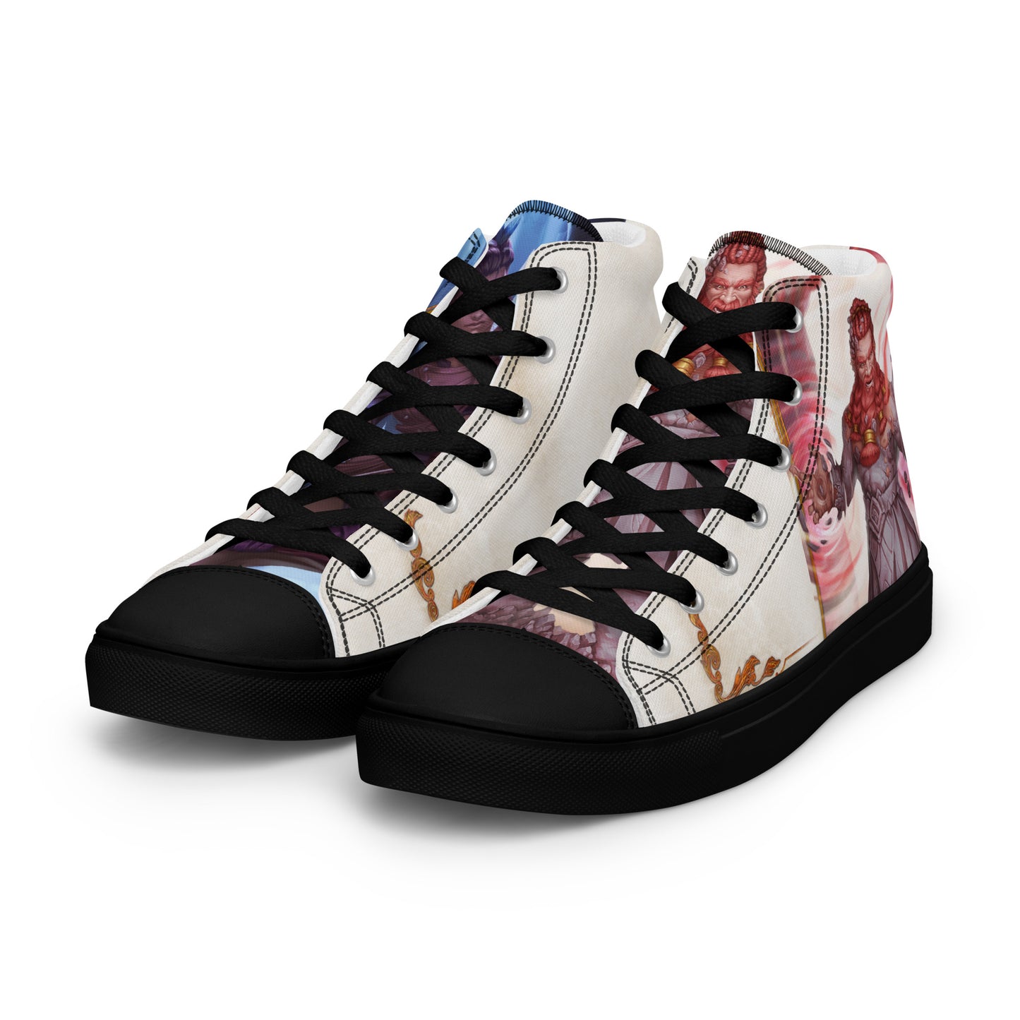 Men’s High Top Canvas Shoes “Harpy Warlock"