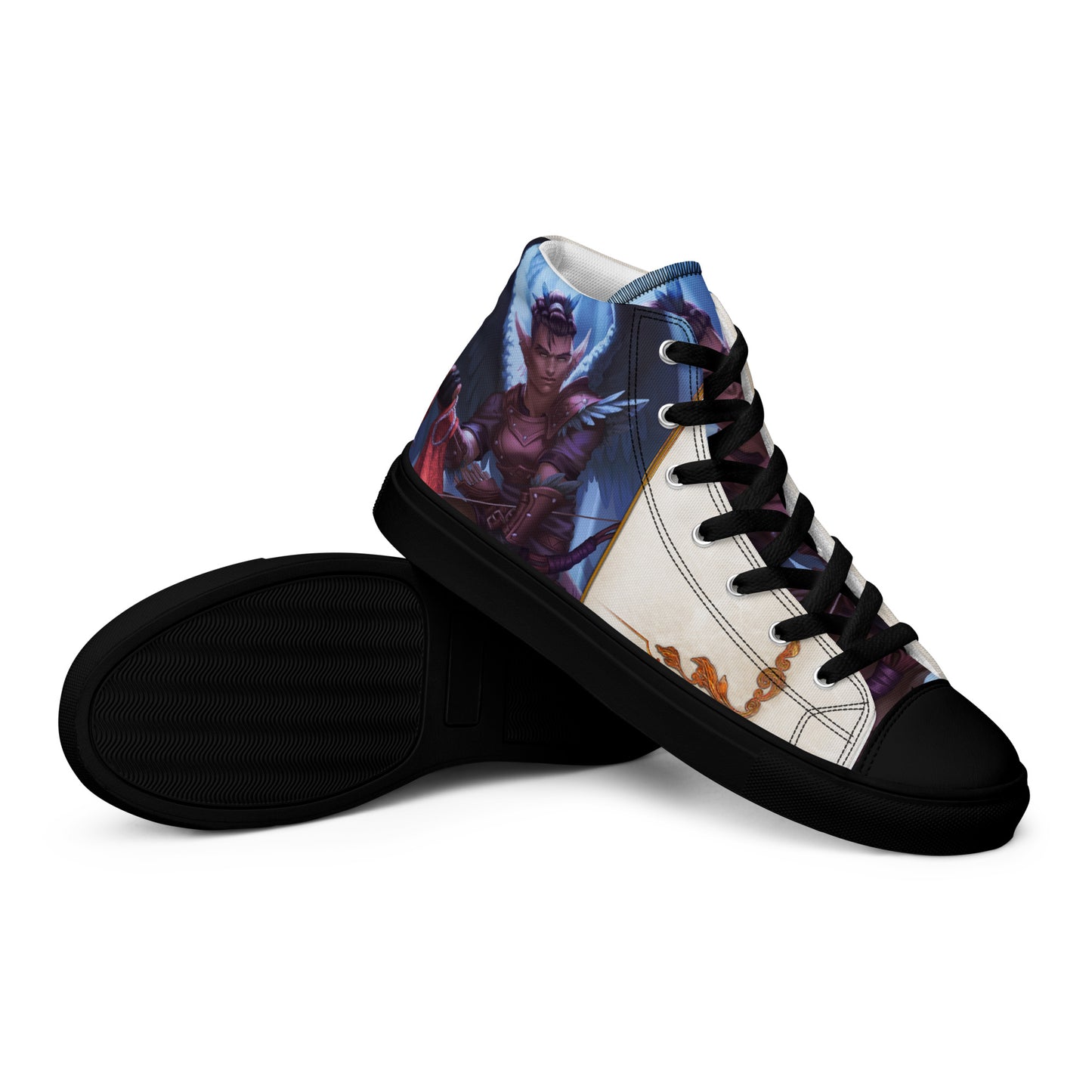 Men’s High Top Canvas Shoes “Harpy Warlock"