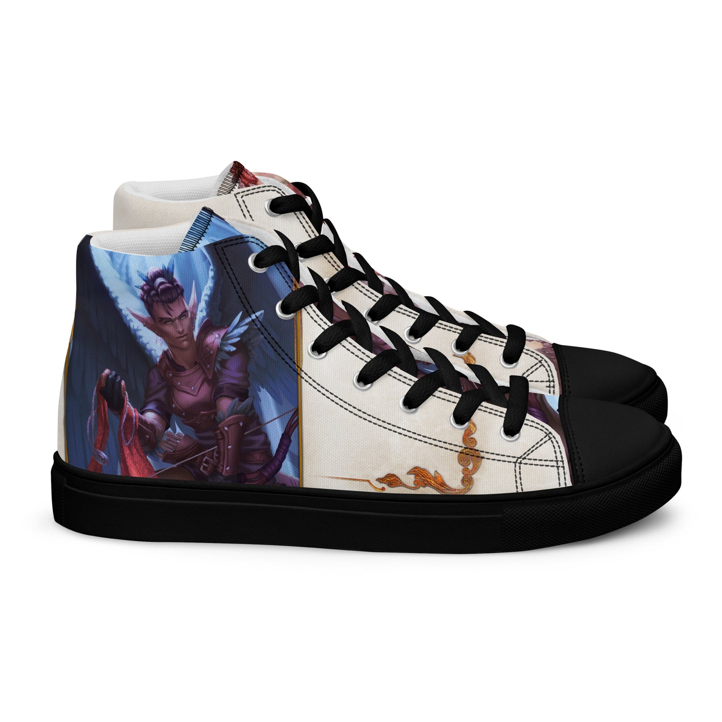 Men’s High Top Canvas Shoes “Harpy Warlock"