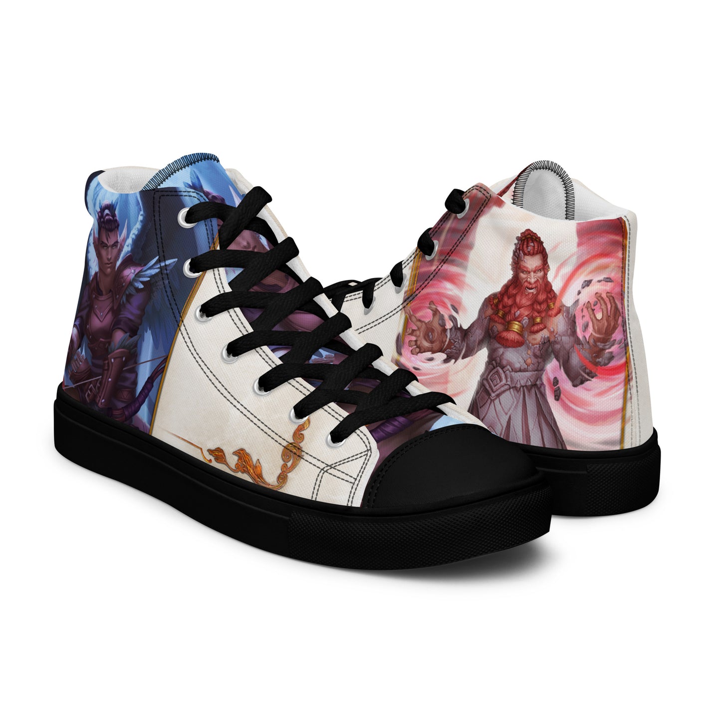 Men’s High Top Canvas Shoes “Harpy Warlock"