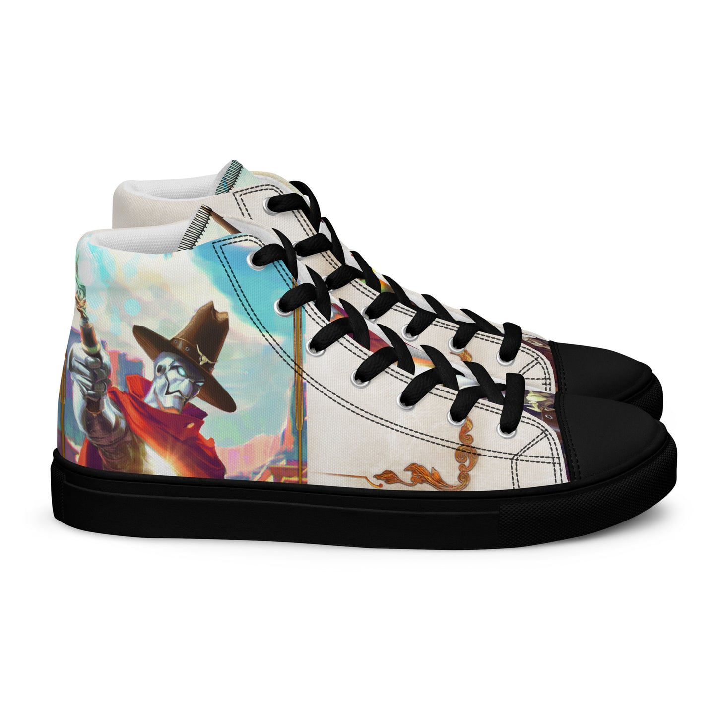 Men’s High Top Canvas Shoes “Wand Forged"