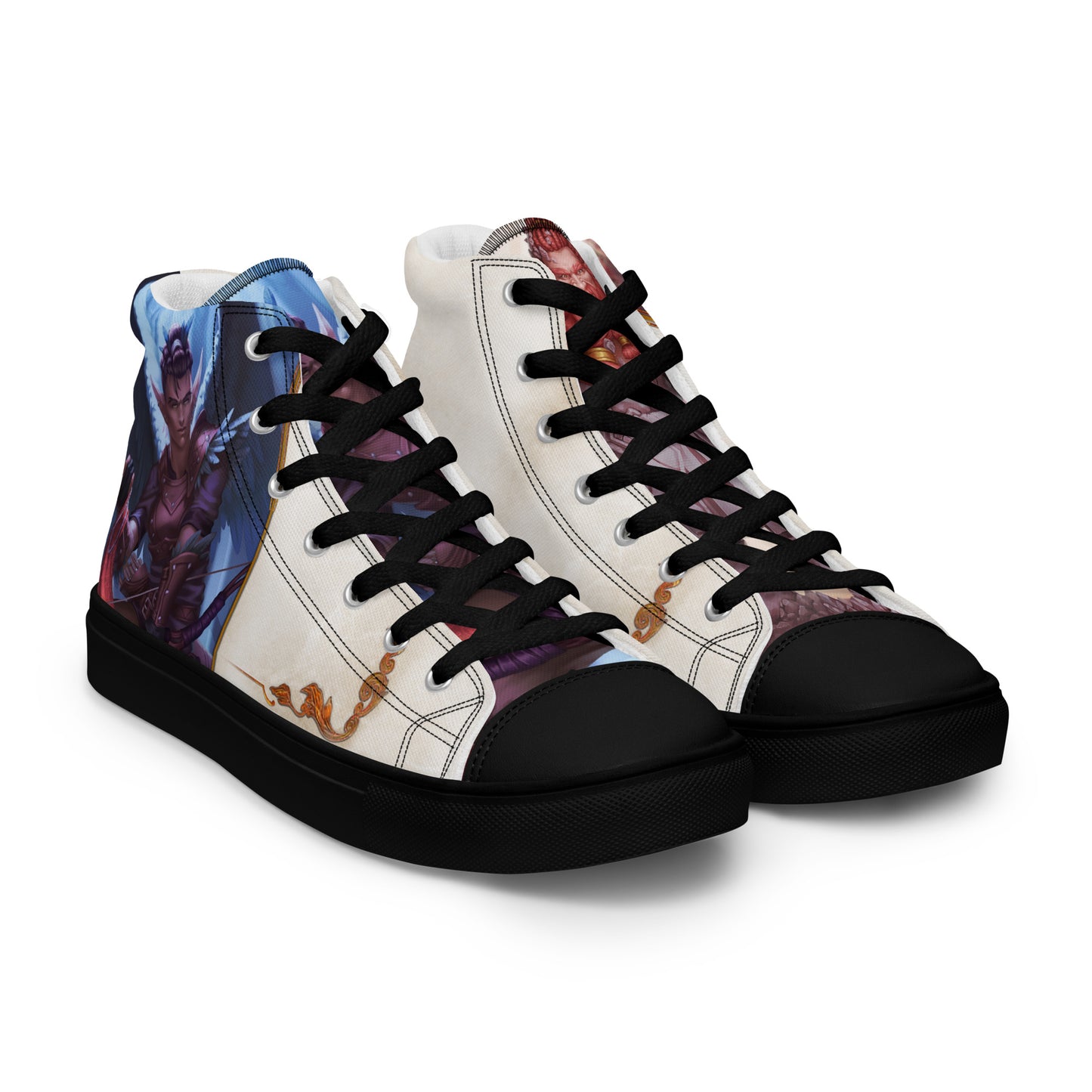 Men’s High Top Canvas Shoes “Harpy Warlock"