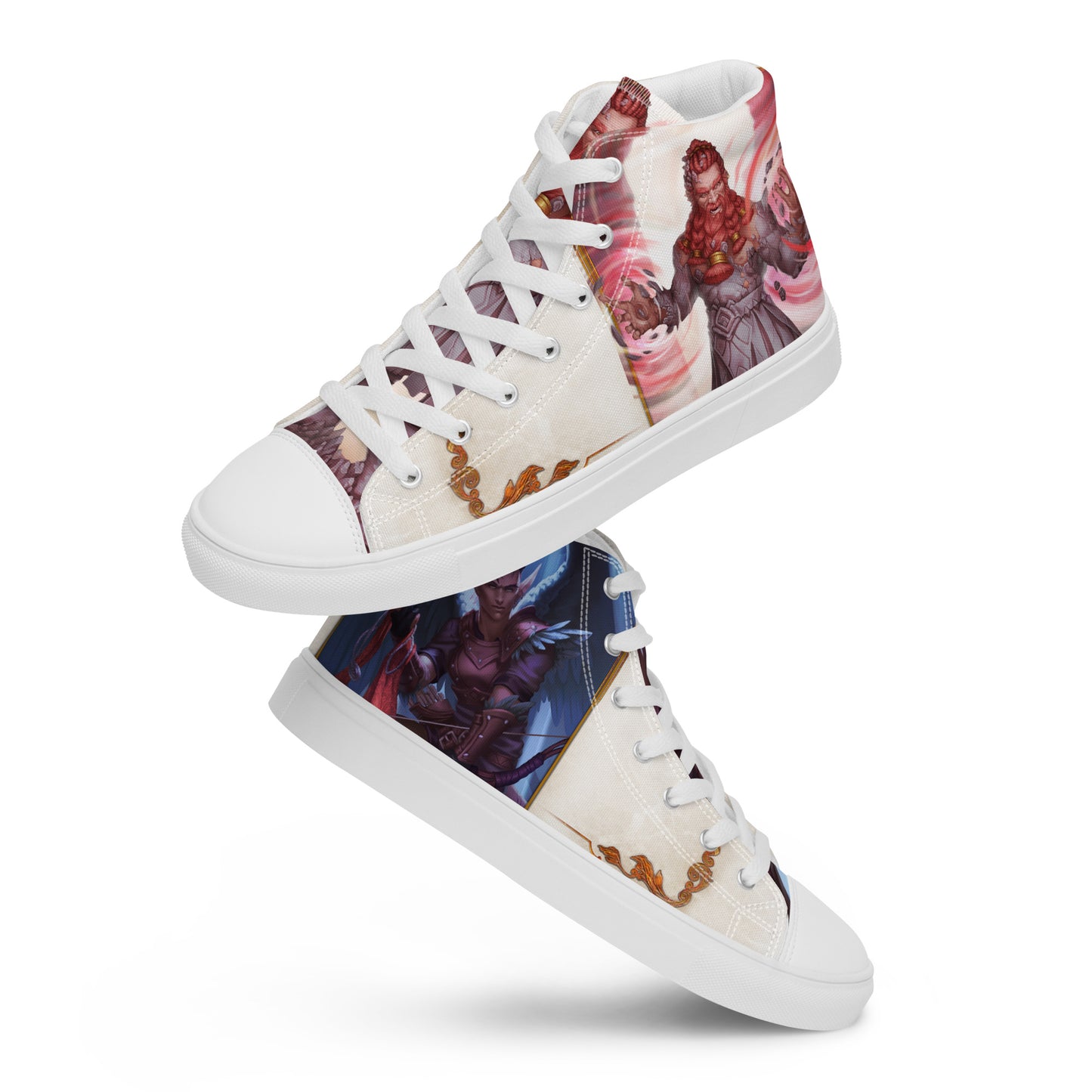 Men’s High Top Canvas Shoes “Harpy Warlock"