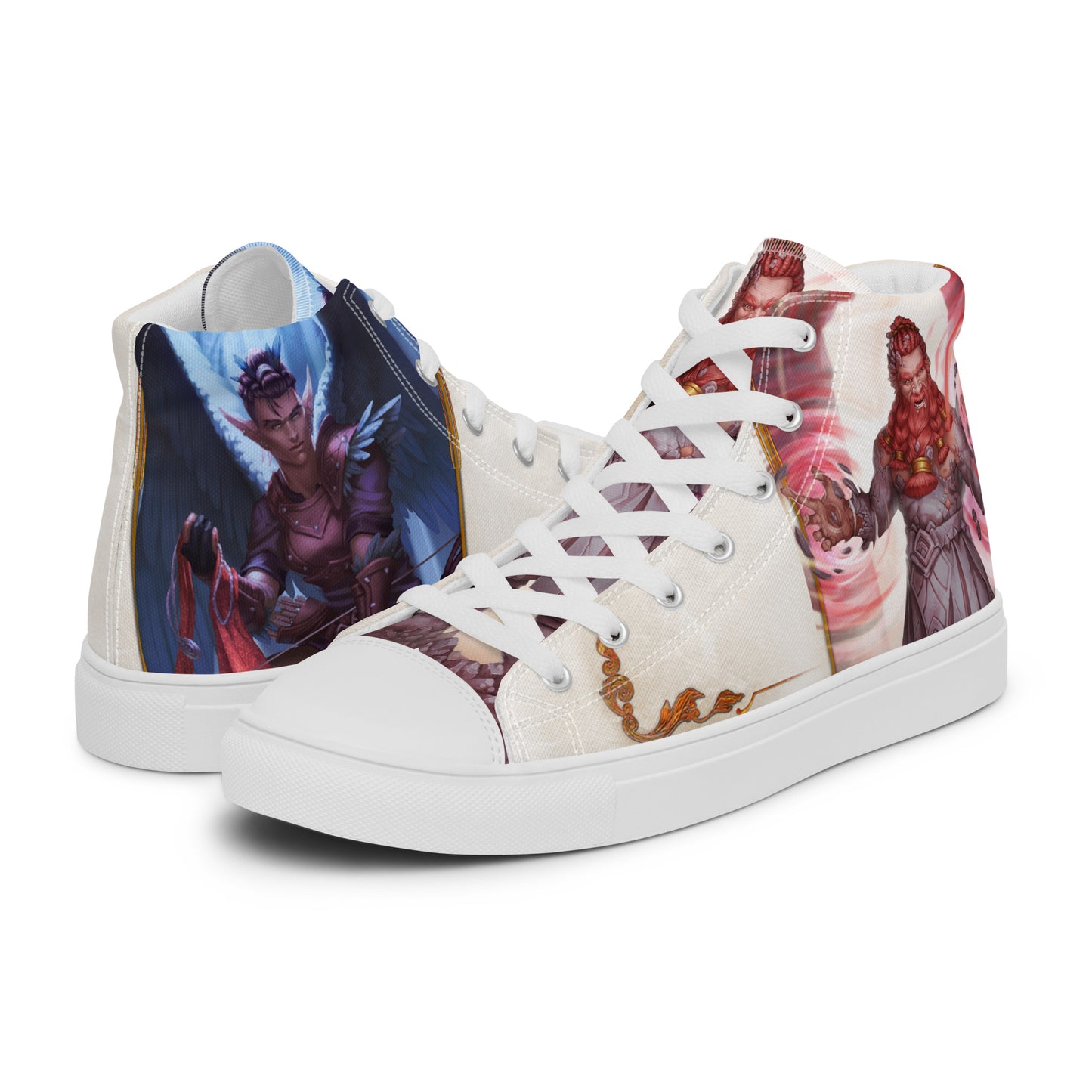 Men’s High Top Canvas Shoes “Harpy Warlock"