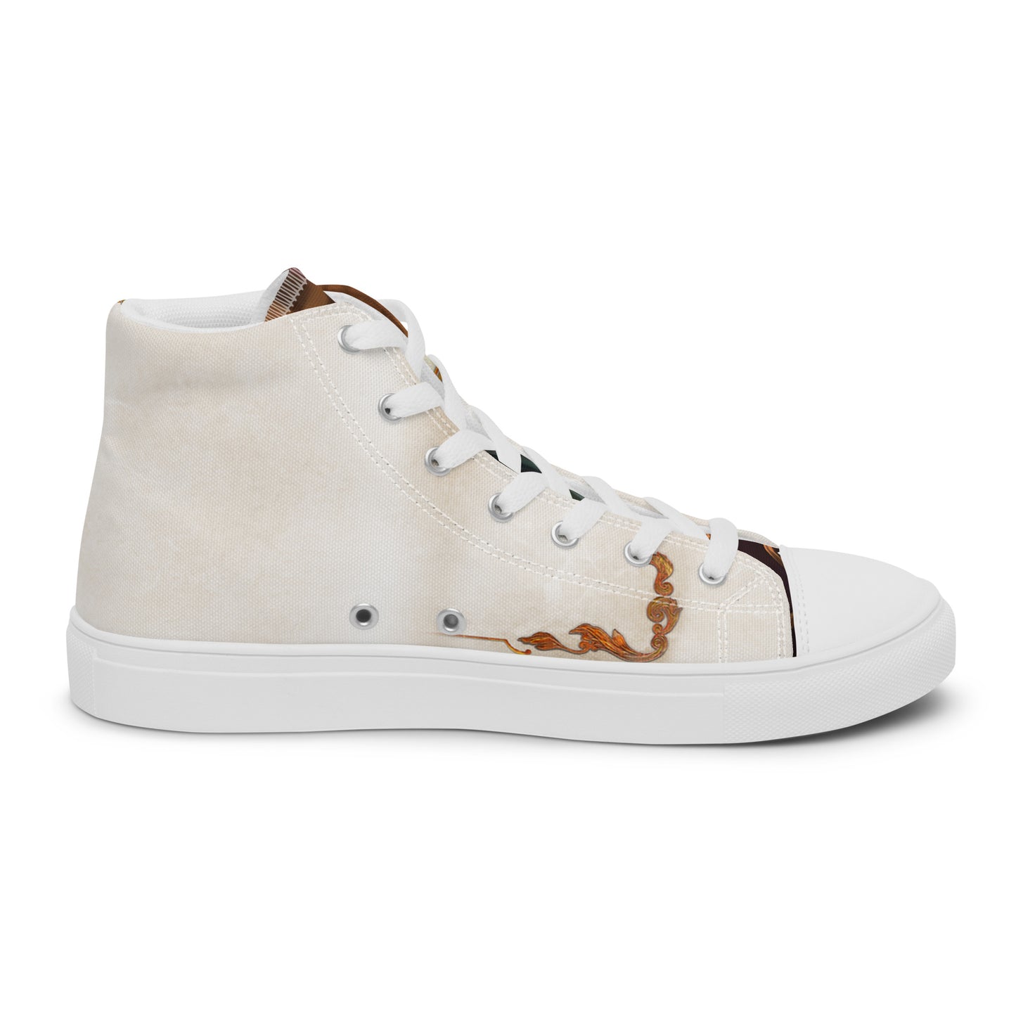 Men’s High Top Canvas Shoes “Stone Snakes"