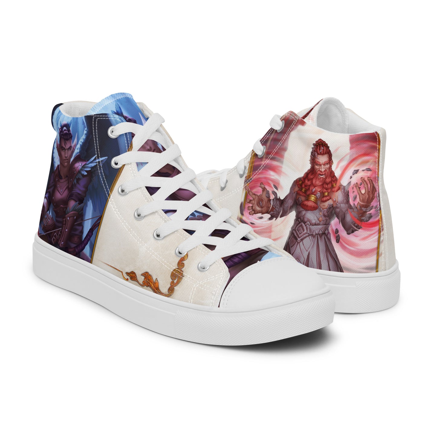 Men’s High Top Canvas Shoes “Harpy Warlock"