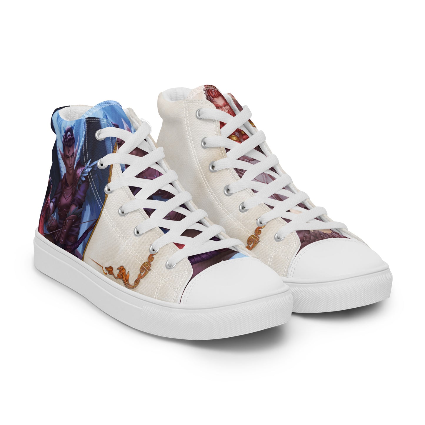 Men’s High Top Canvas Shoes “Harpy Warlock"