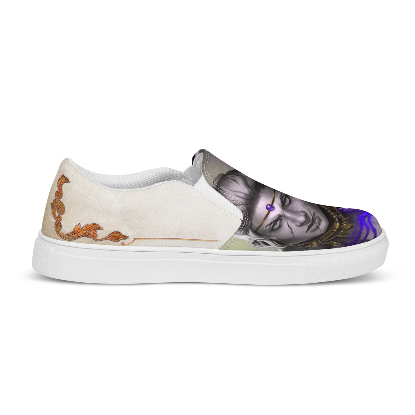 Men’s Slip-On Canvas Shoes “Stone Snakes"