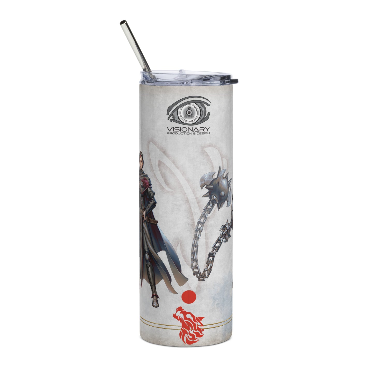 Stainless Steel Tumbler "Red Wolf"