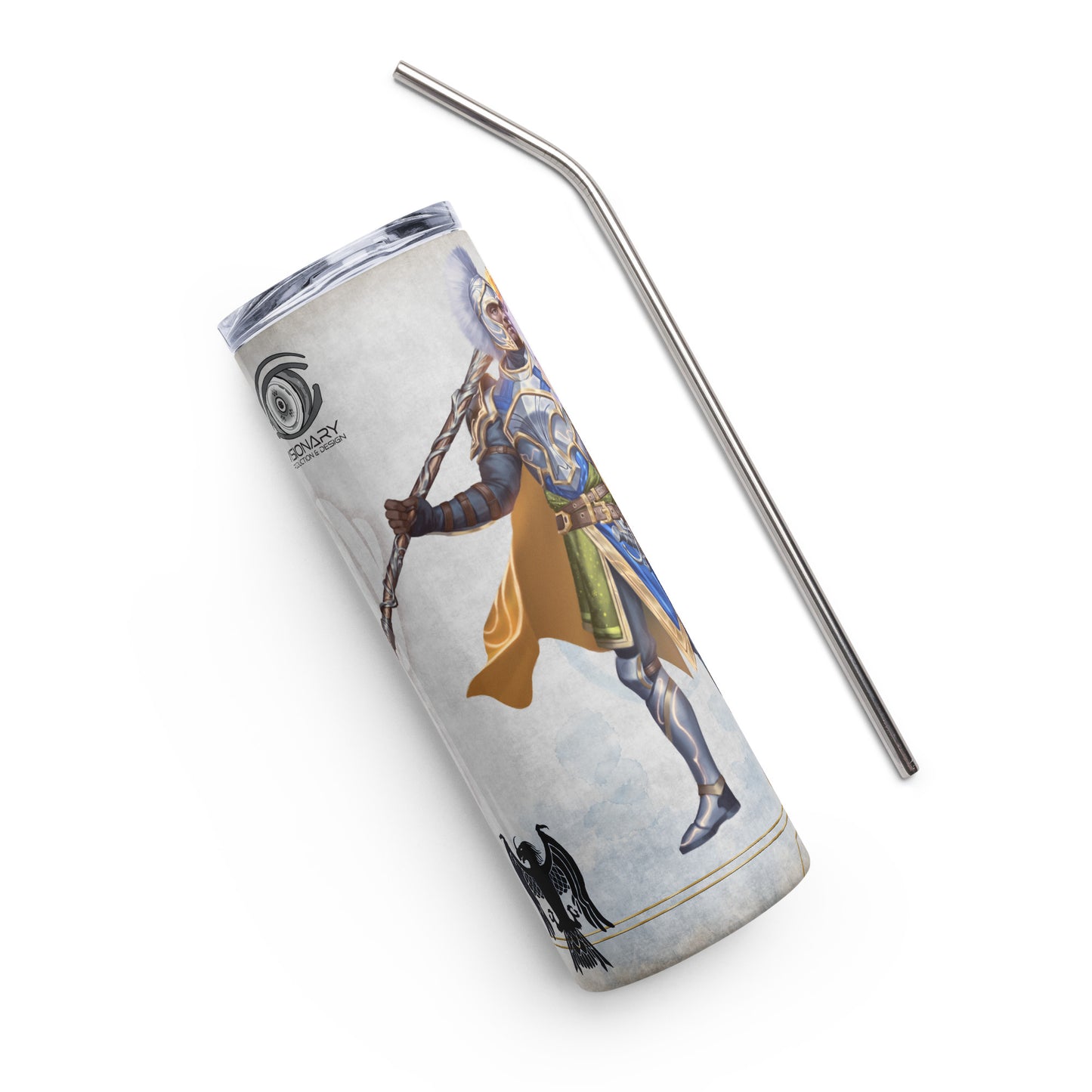 Stainless Steel Tumbler "Dragon Hawk"