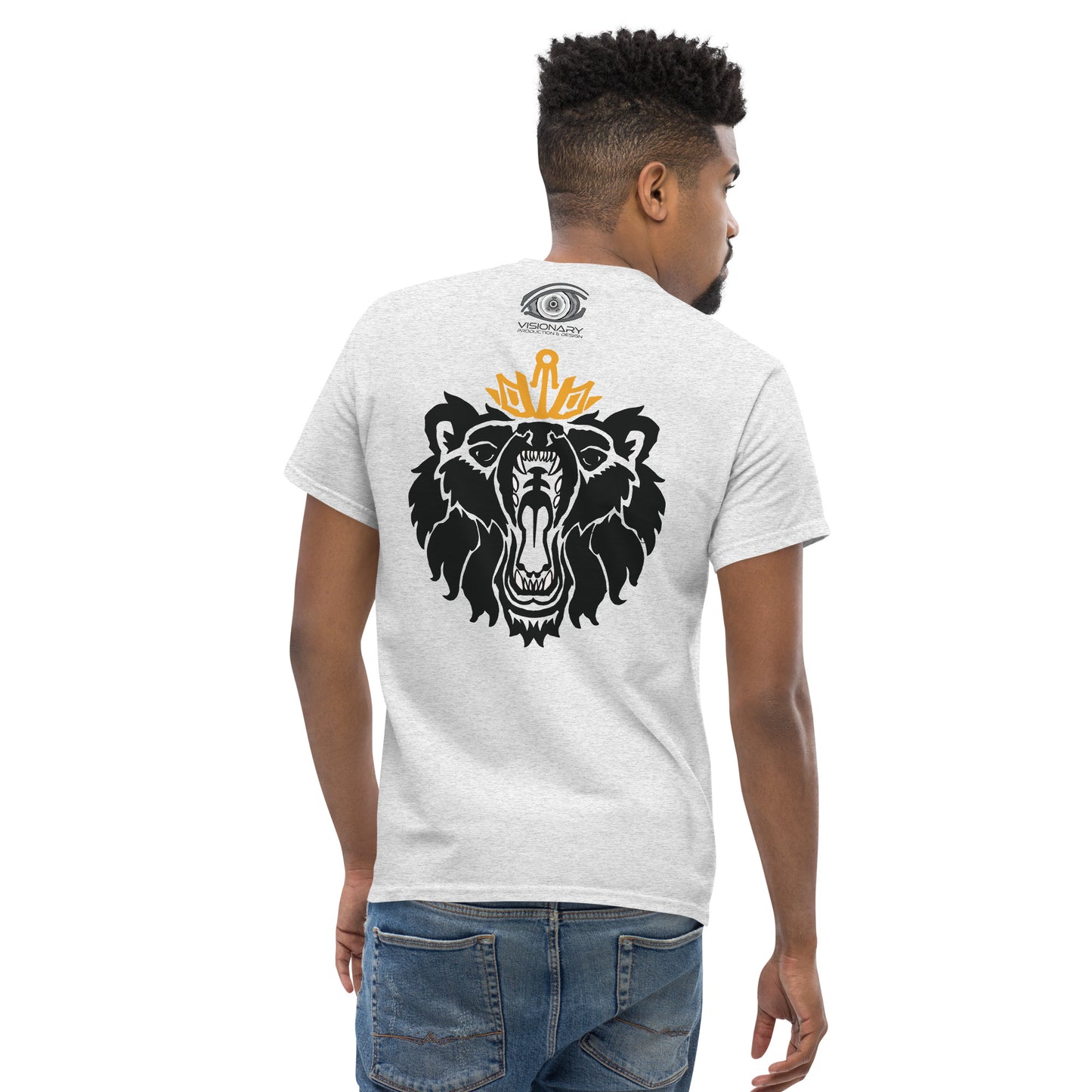 Men’s Classic Tee “Royal Bear” Adventurers Front/Crest Back