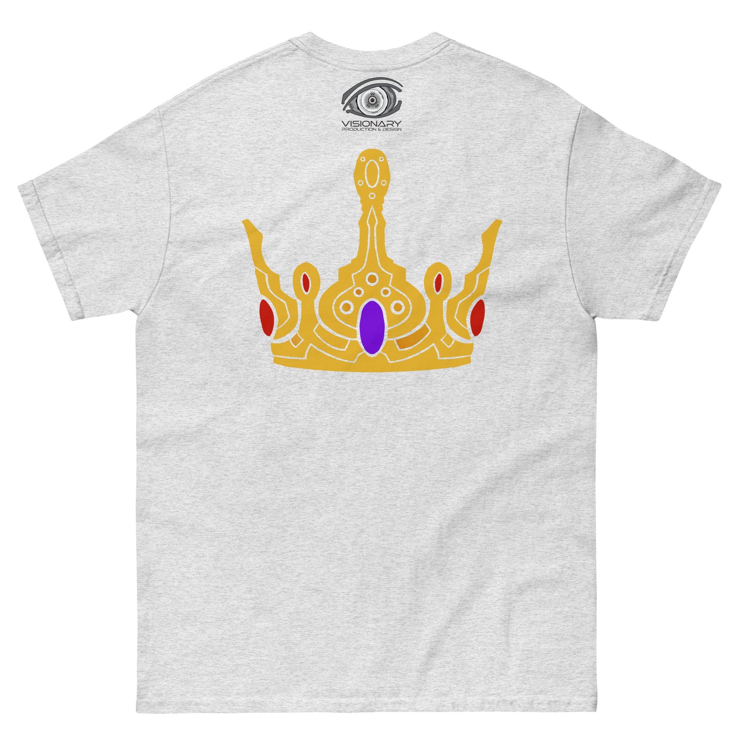 Men’s Classic Tee “Gold Crown” Adventurers Front/Crest Back