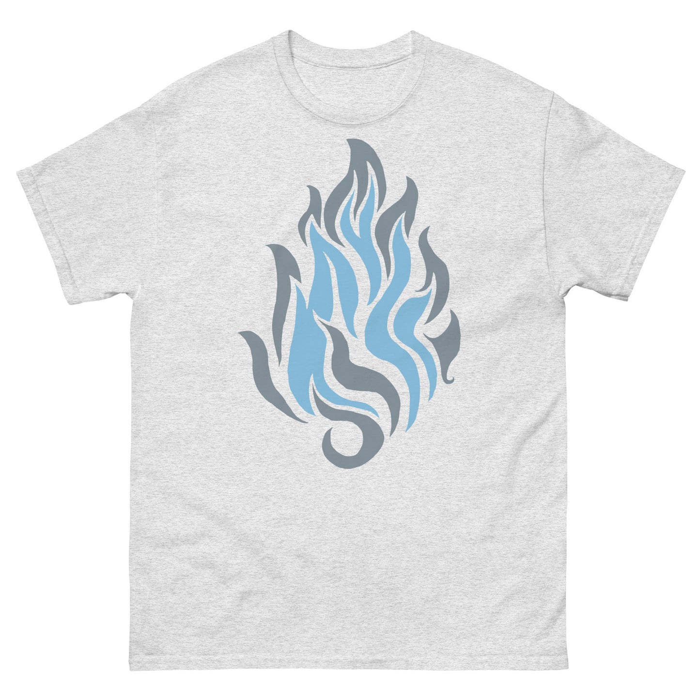 Men’s Classic Tee “Silver Flame” Crest Front/Adventurers Back