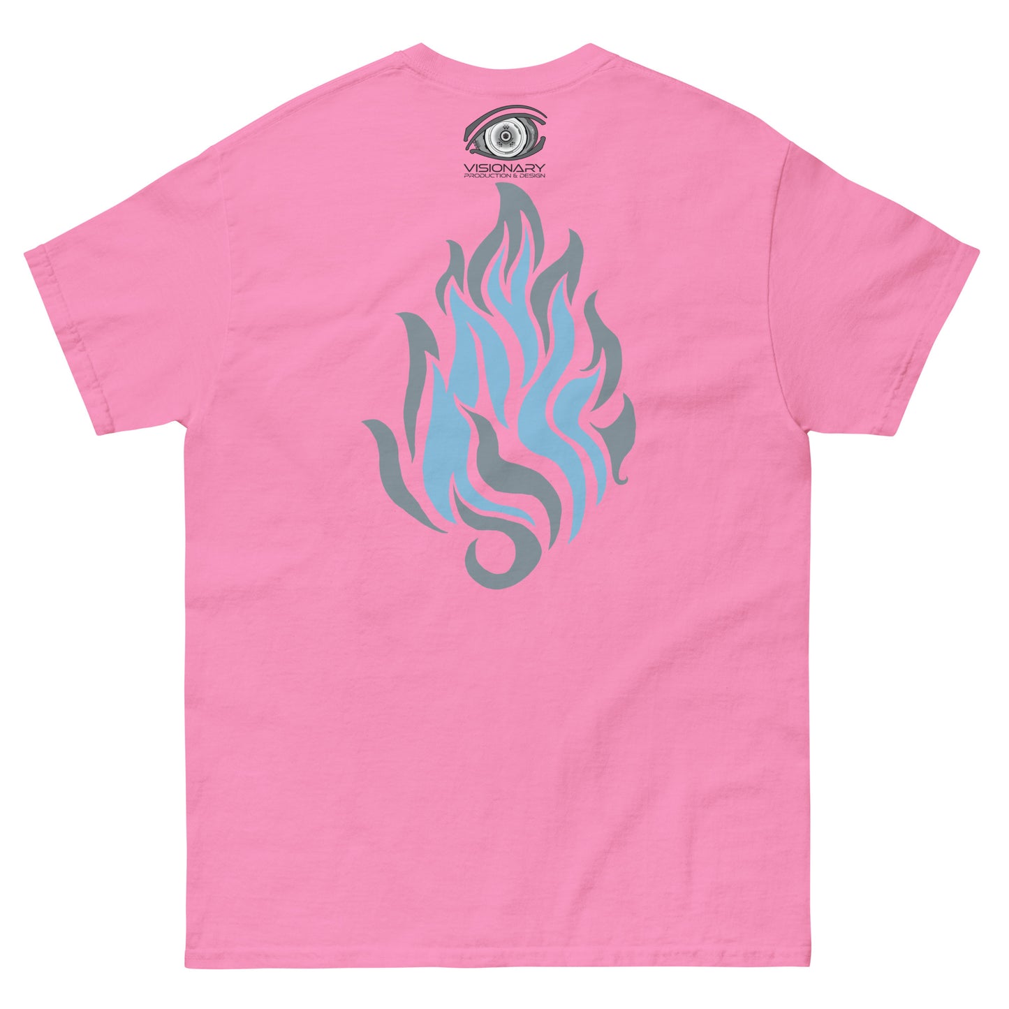 Men’s Classic Tee “Silver Flame” Adventurers Front/Crest Back