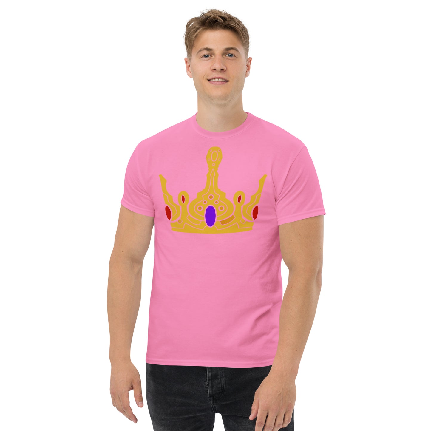 Men’s Classic Tee “Gold Crown” Crest Front/Adventurers Back