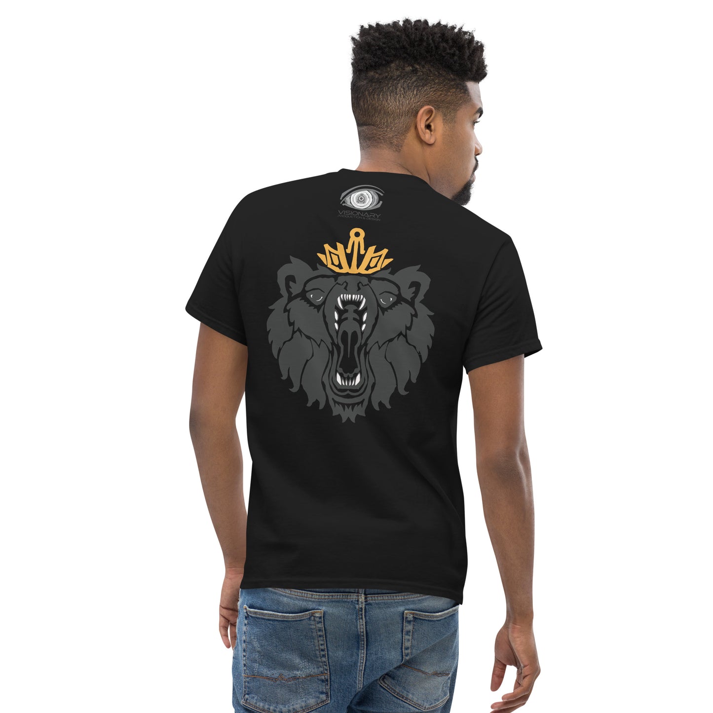 Men’s Classic Tee “Royal Bear” Adventurers Front/Crest Back