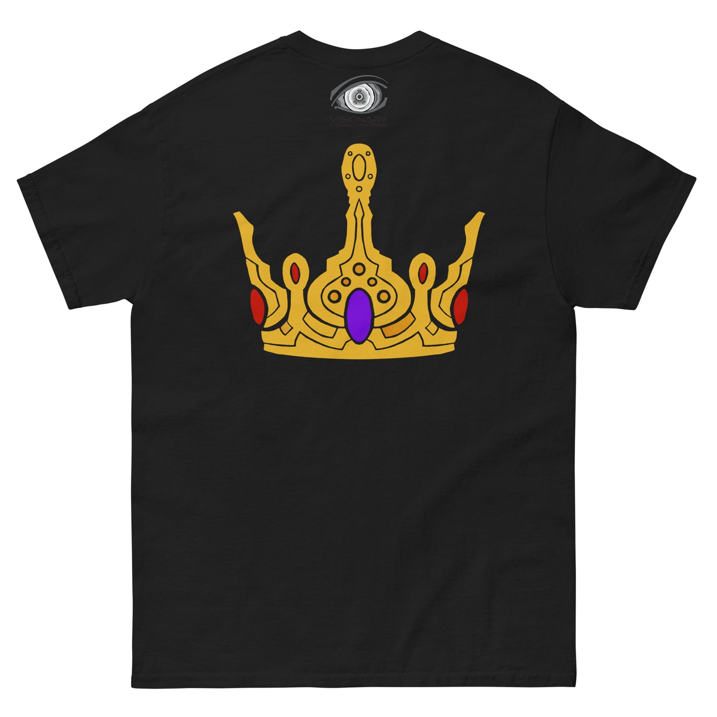 Men’s Classic Tee “Gold Crown” Adventurers Front/Crest Back