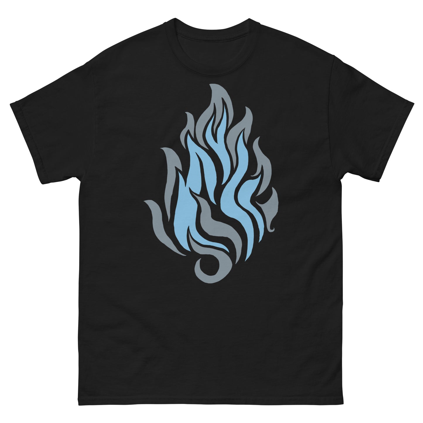 Men’s Classic Tee “Silver Flame” Crest Front/Adventurers Back