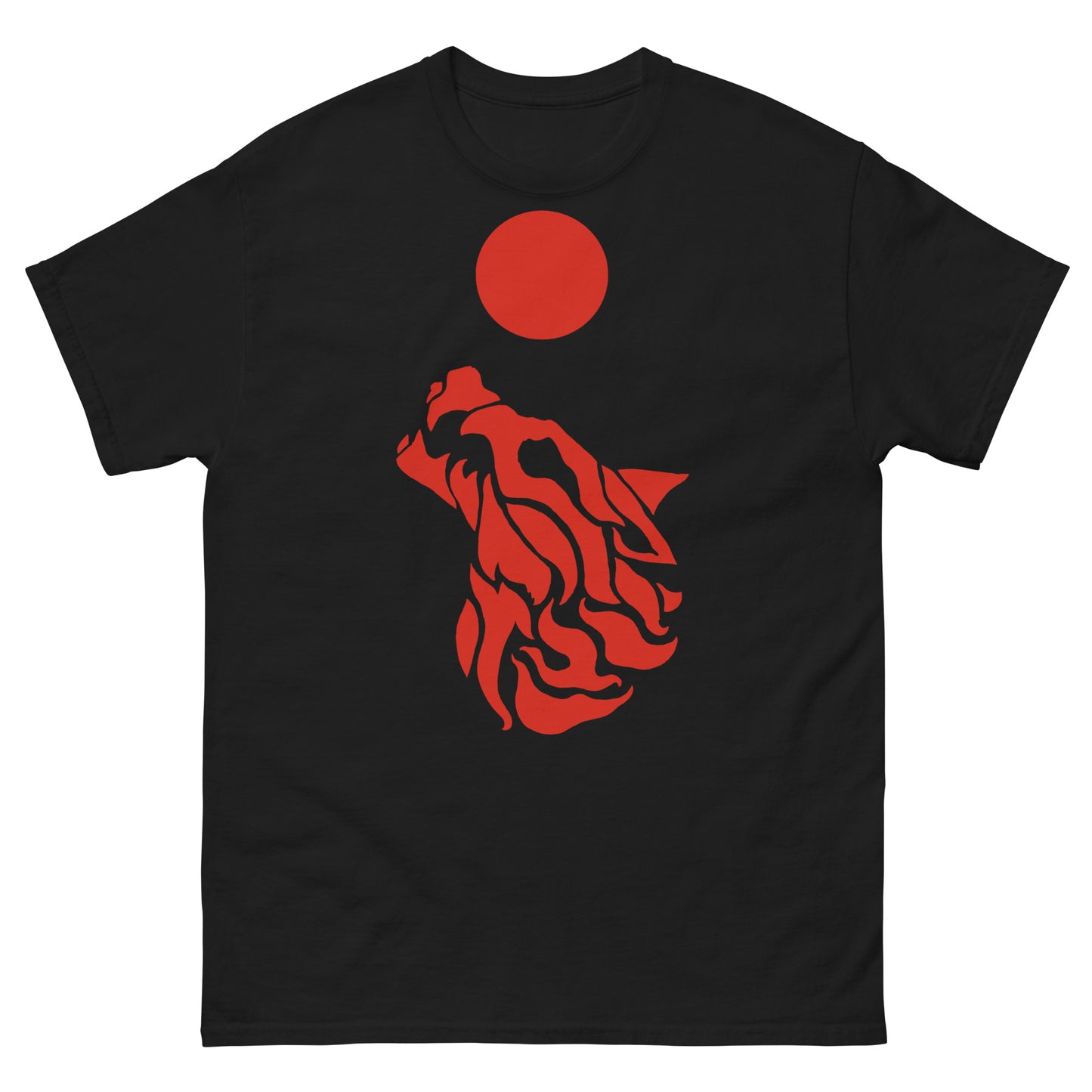 Men’s Classic Tee "Red Wolf” Crest Front/Adventurers Back