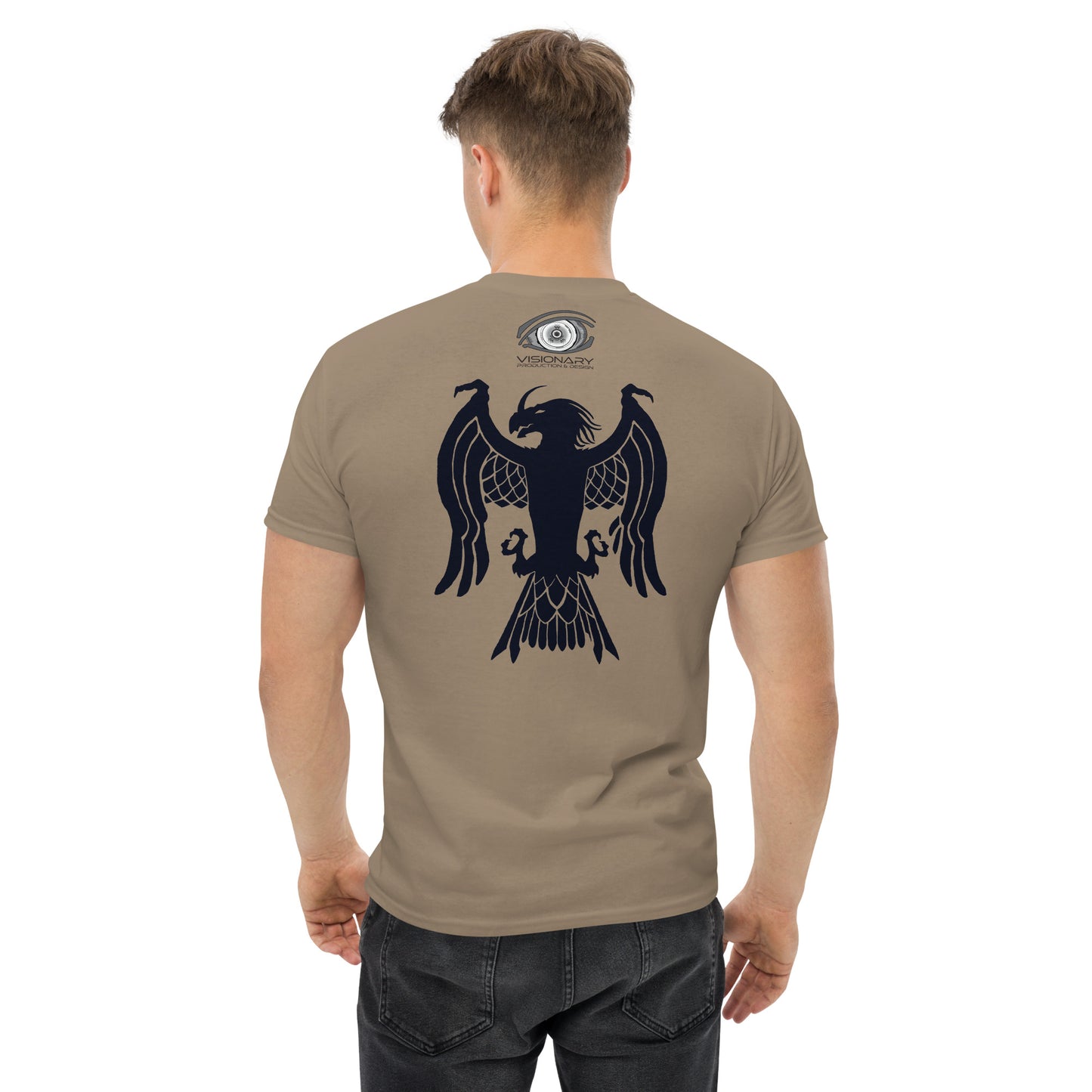 Men’s Classic Tee “Dragon Hawk” Adventurers Front/Crest Back