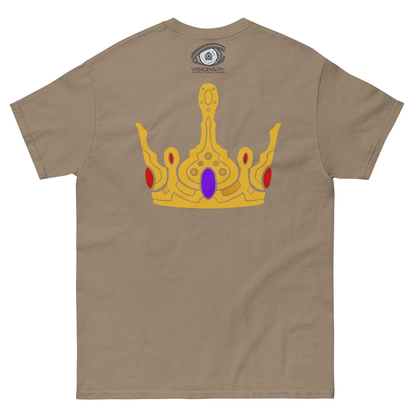 Men’s Classic Tee “Gold Crown” Adventurers Front/Crest Back