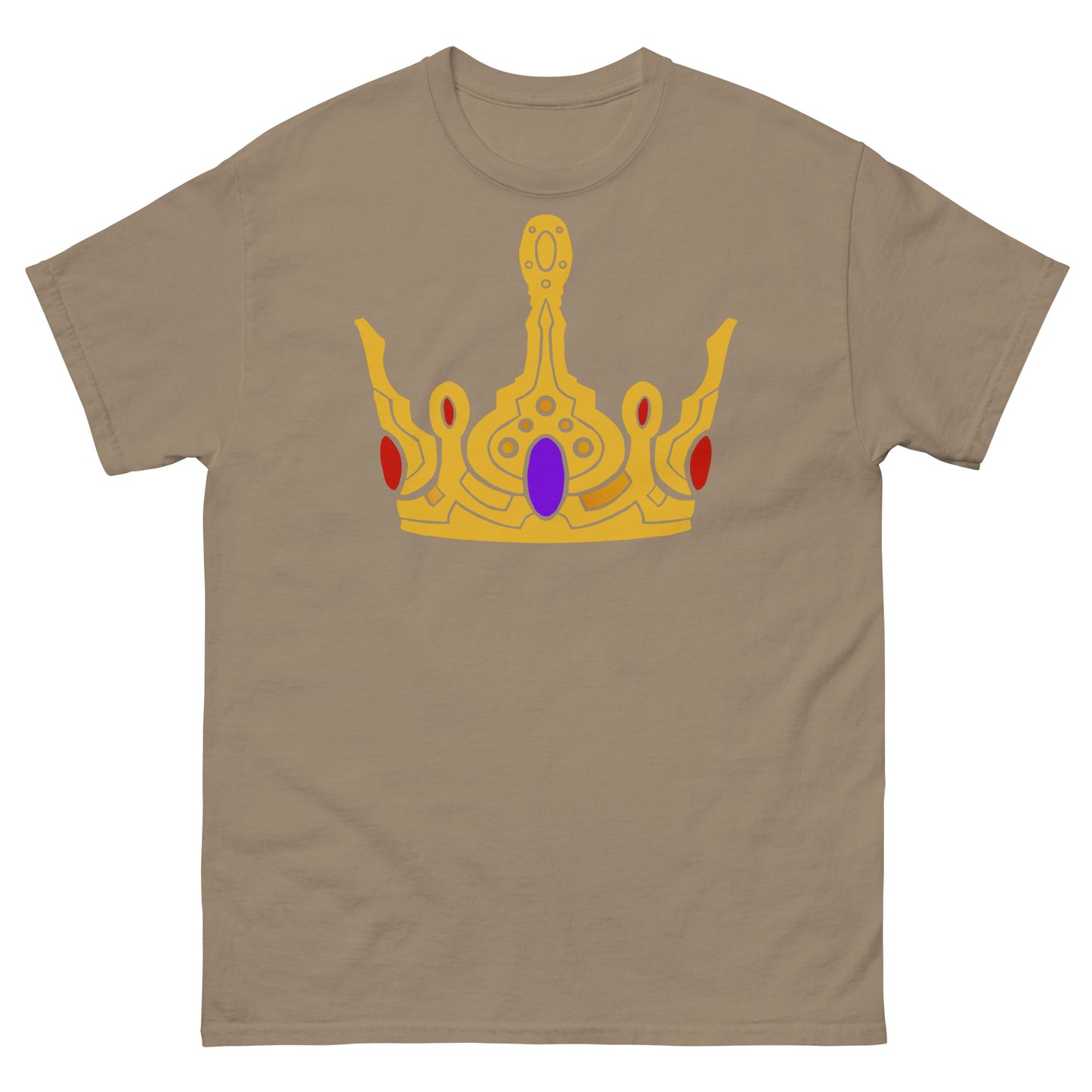 Men’s Classic Tee “Gold Crown” Crest Front/Adventurers Back