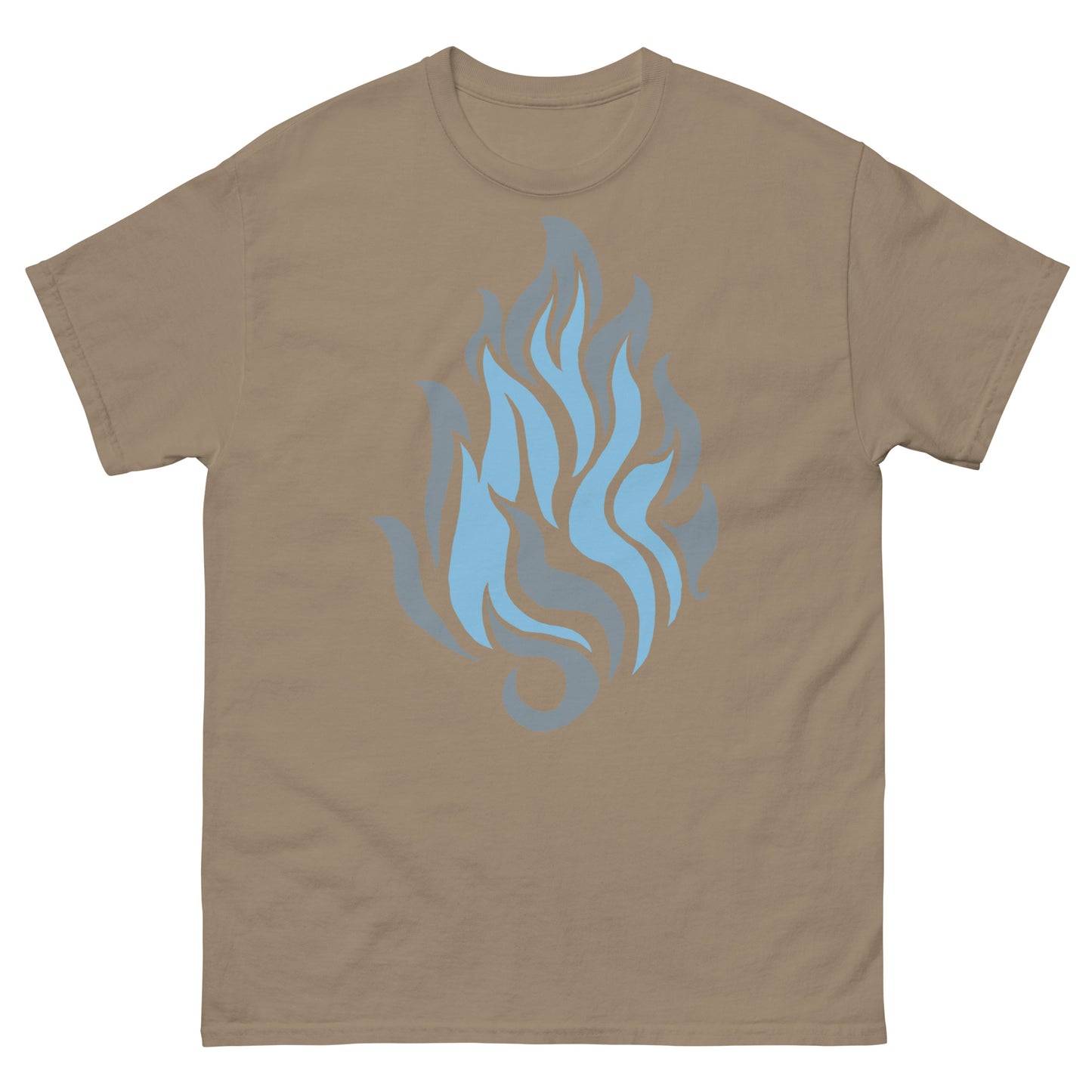 Men’s Classic Tee “Silver Flame” Crest Front/Adventurers Back