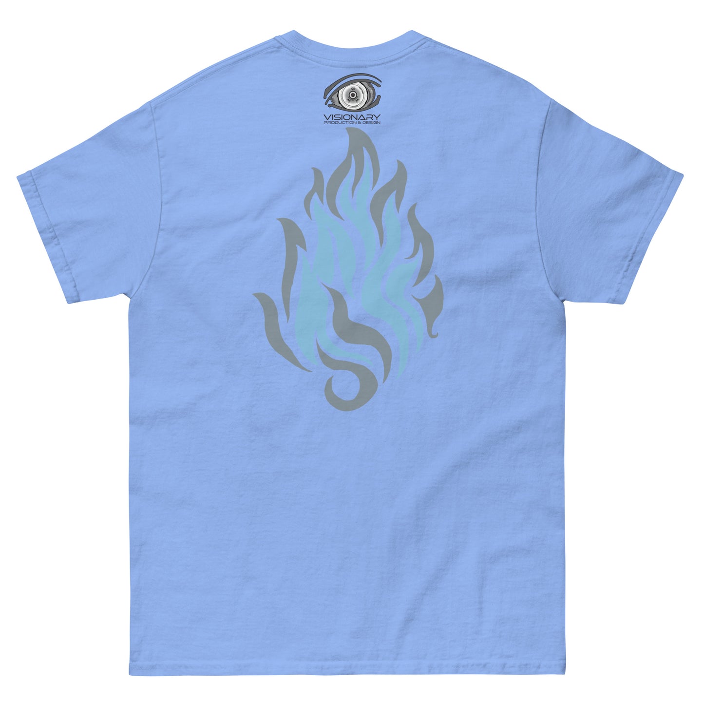 Men’s Classic Tee “Silver Flame” Adventurers Front/Crest Back