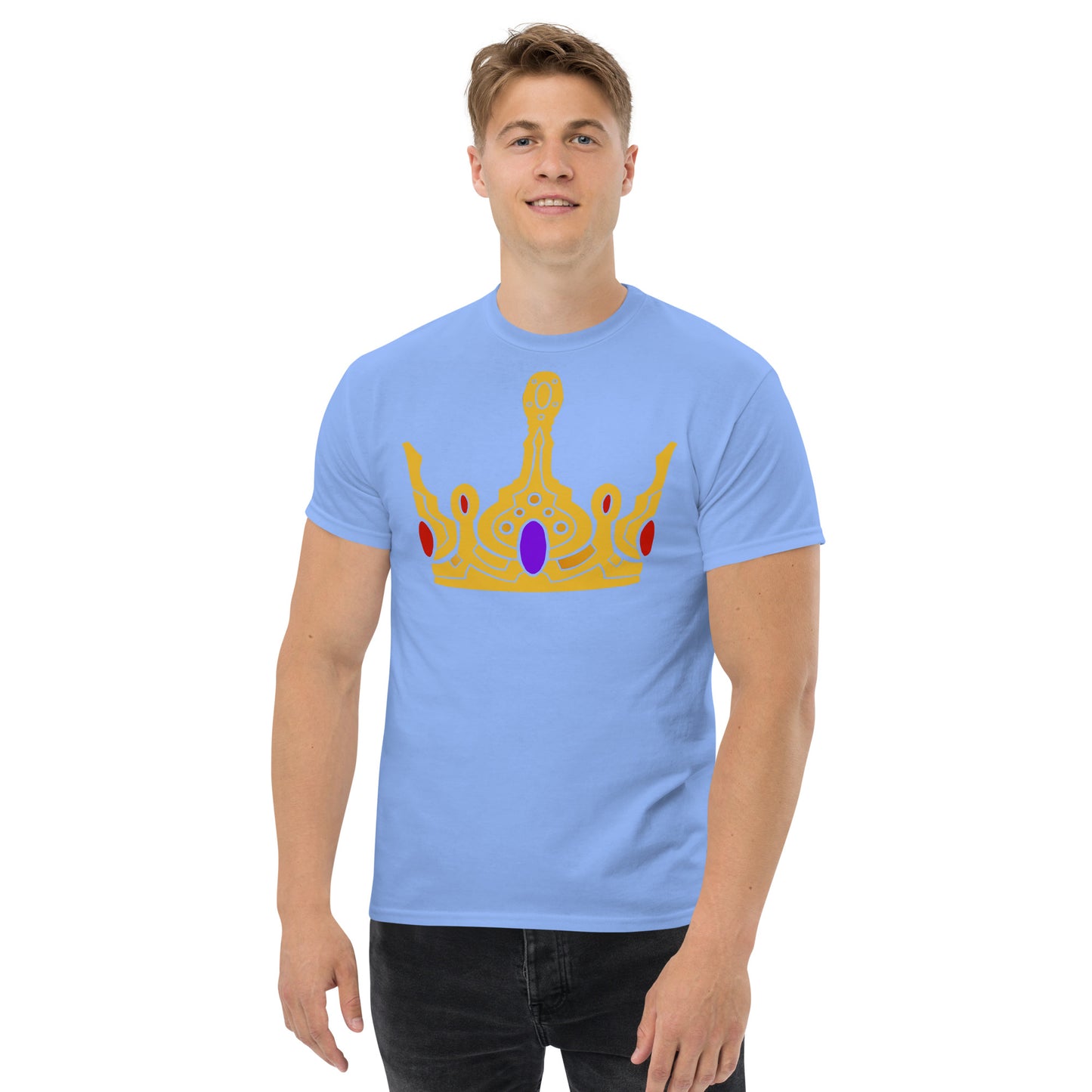 Men’s Classic Tee “Gold Crown” Crest Front/Adventurers Back