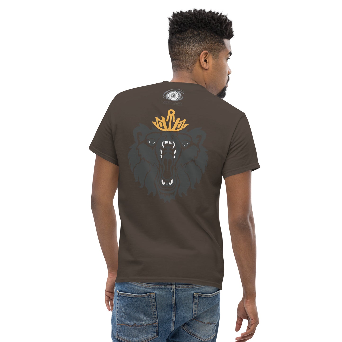 Men’s Classic Tee “Royal Bear” Adventurers Front/Crest Back