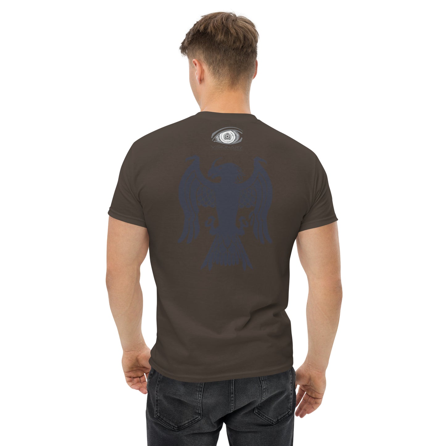 Men’s Classic Tee “Dragon Hawk” Adventurers Front/Crest Back