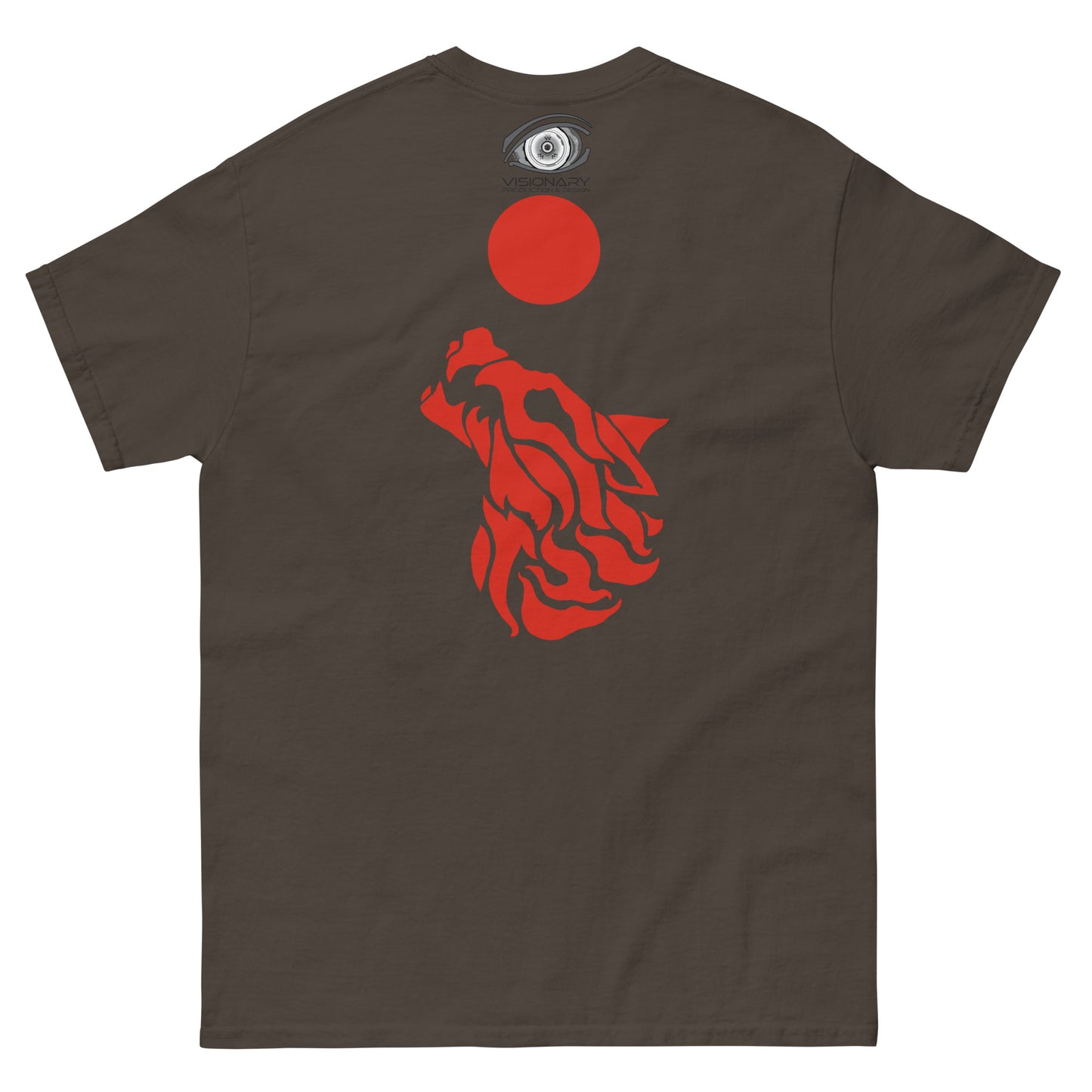 Men’s Classic Tee "Red Wolf” Adventurers Front/Crest Back