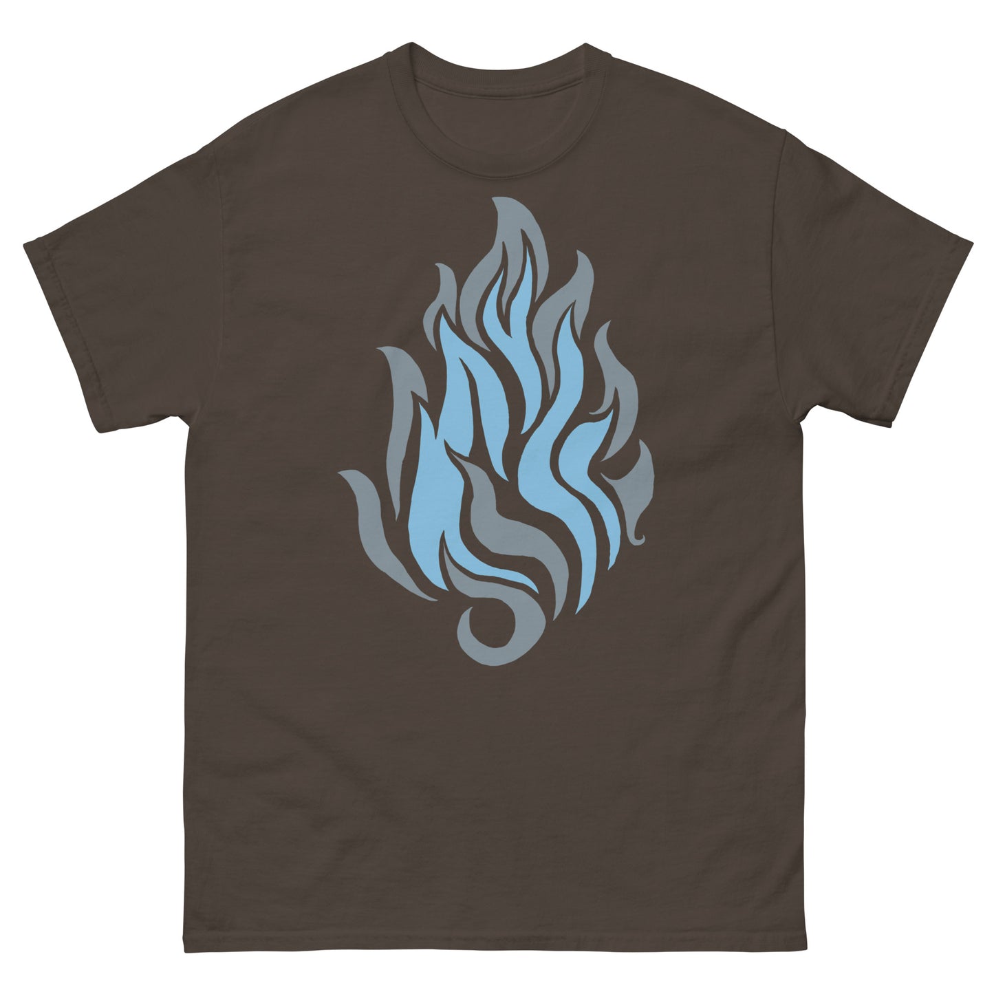 Men’s Classic Tee “Silver Flame” Crest Front/Adventurers Back